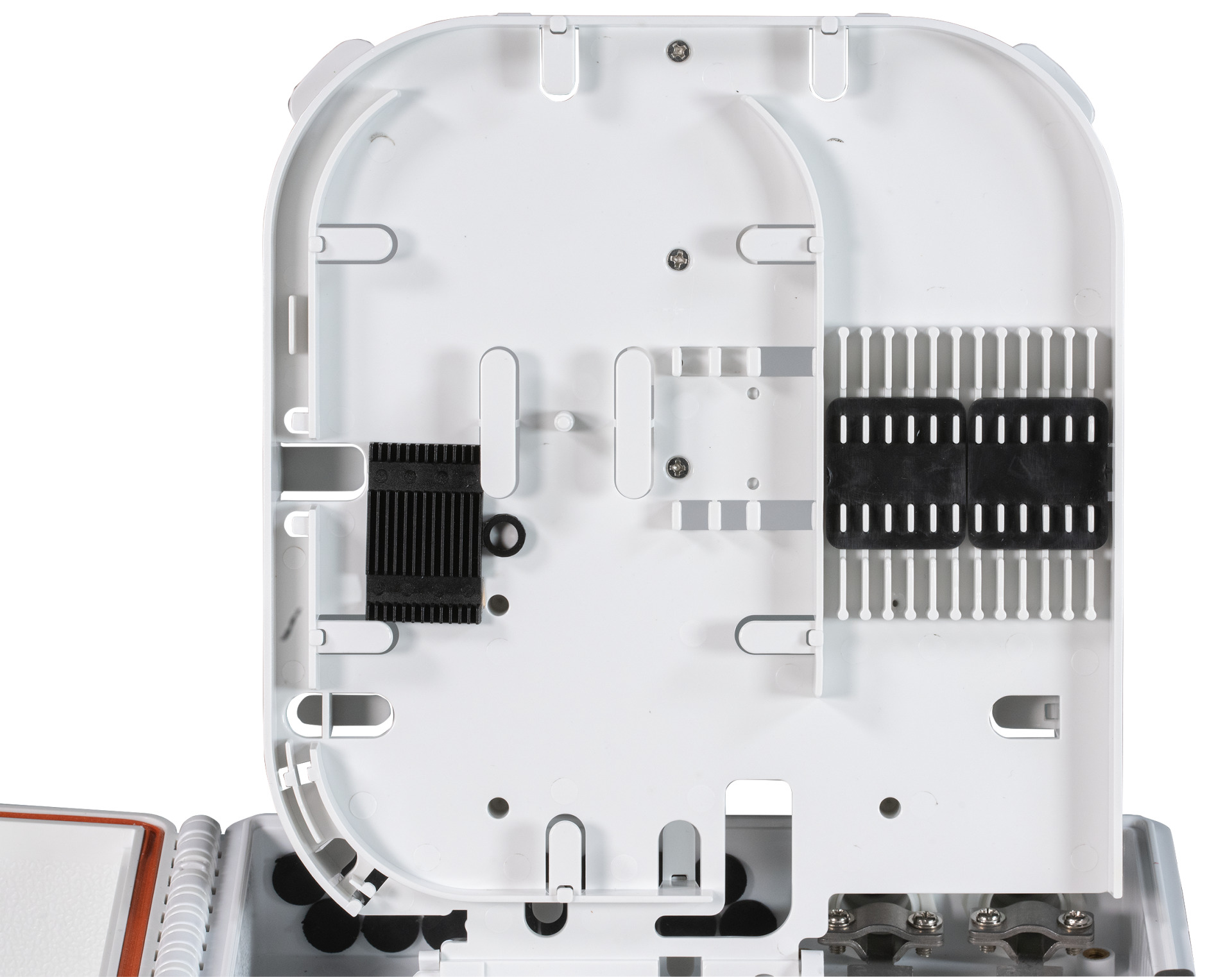 FTTH IP65 Connectionbox for 32fiber, 16adapter and Fiber overlength box