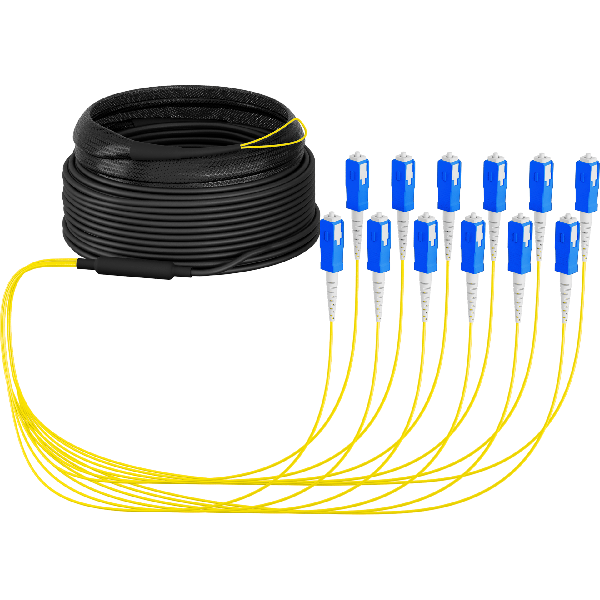 Trunk cable U-DQ(ZN)BH OS2 12E (1x12) SC-SC,10m Dca LSZH