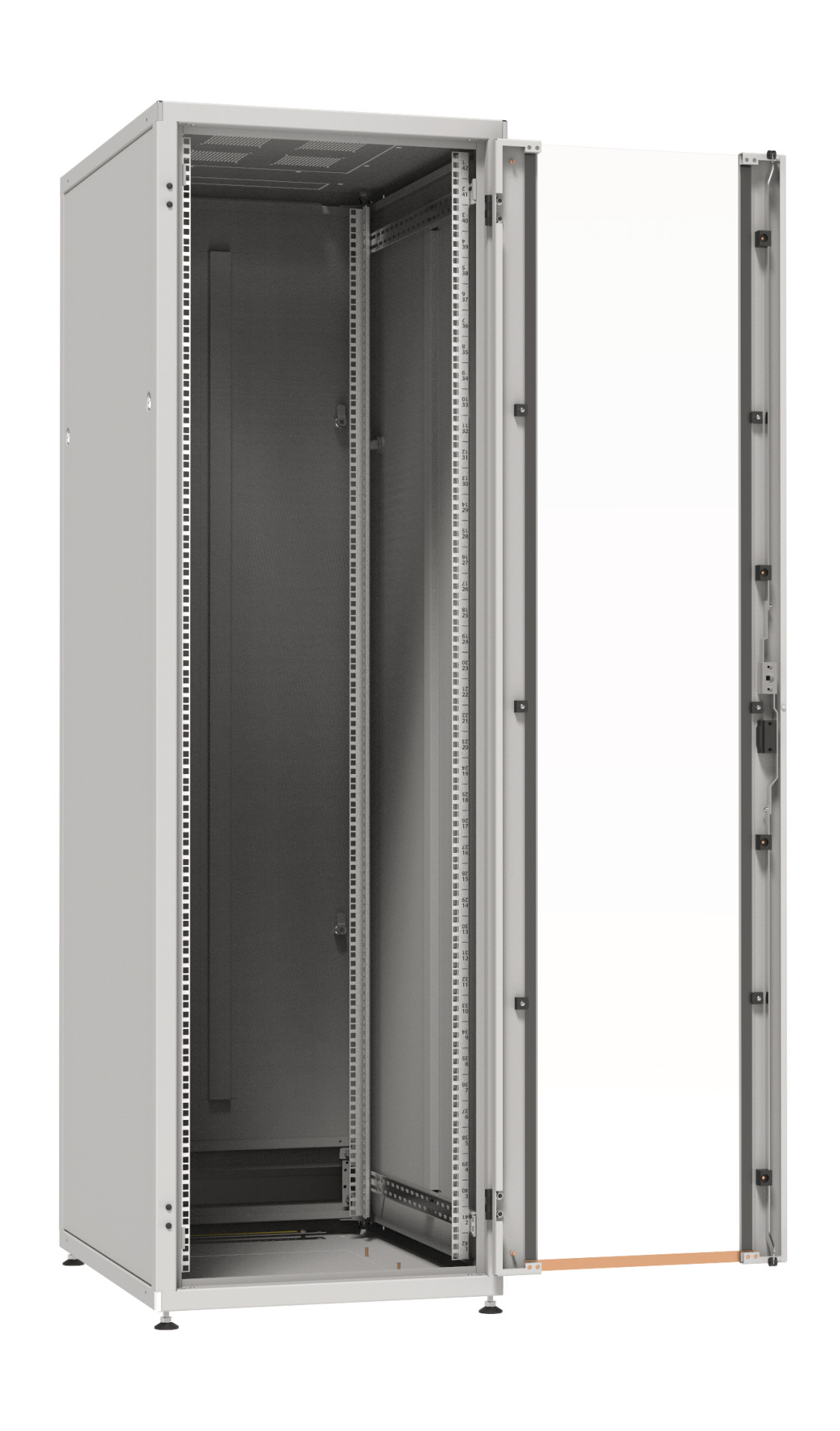 19" Network Cabinet PRO 24U, 600x800 mm, RAL7035