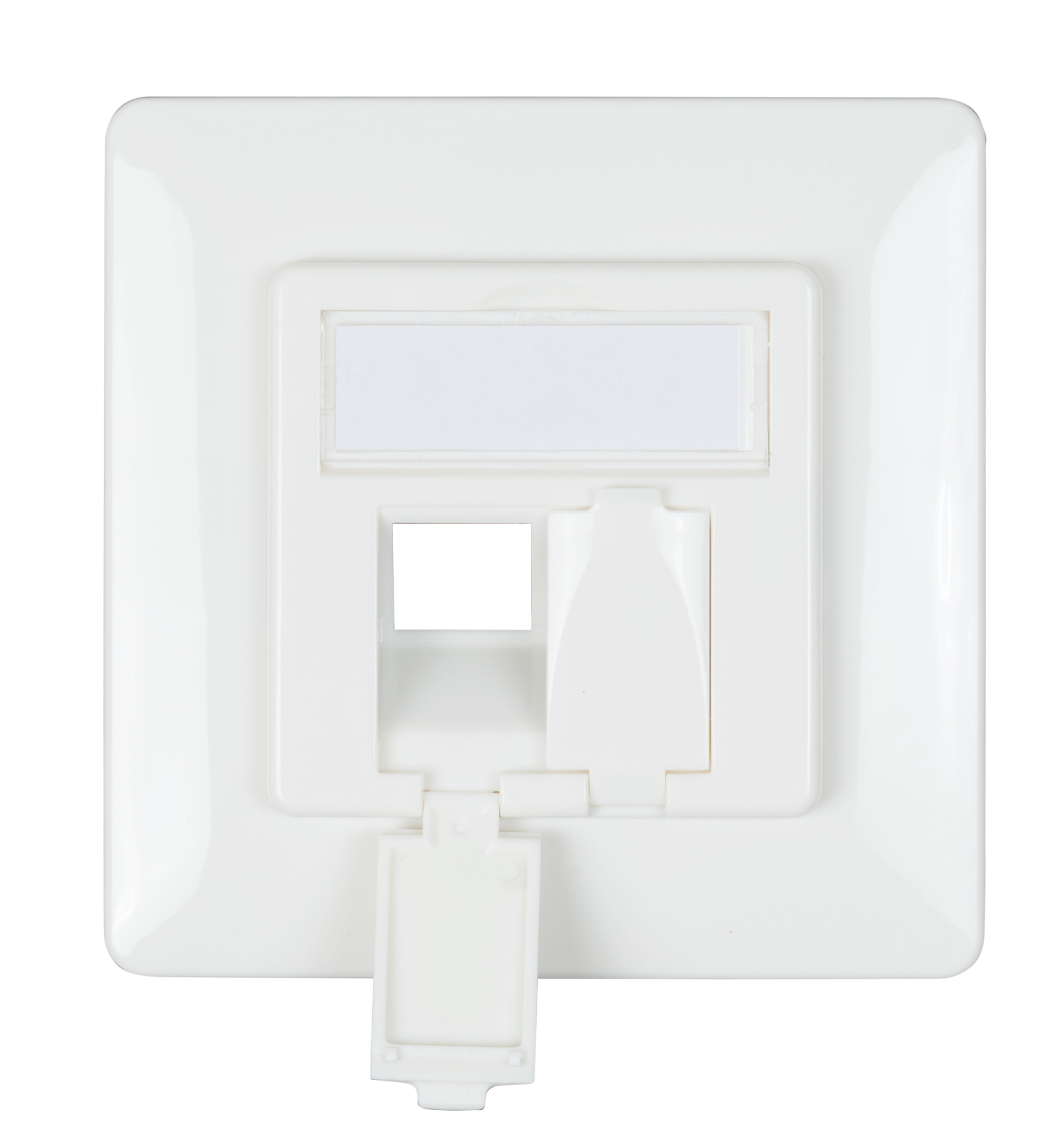 Frame Set 2-Port, for slimline keystone module, design capable UAE