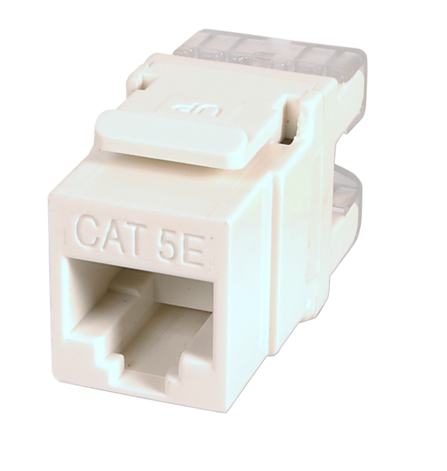 RJ45 Keystone UTP, Cat.5e, 100MHz, 12er Set, weiß