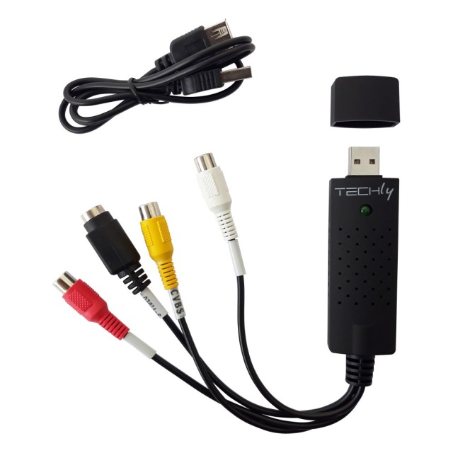 MEIRIYFA Câble adaptateur de capture audio vidéo USB 2.0