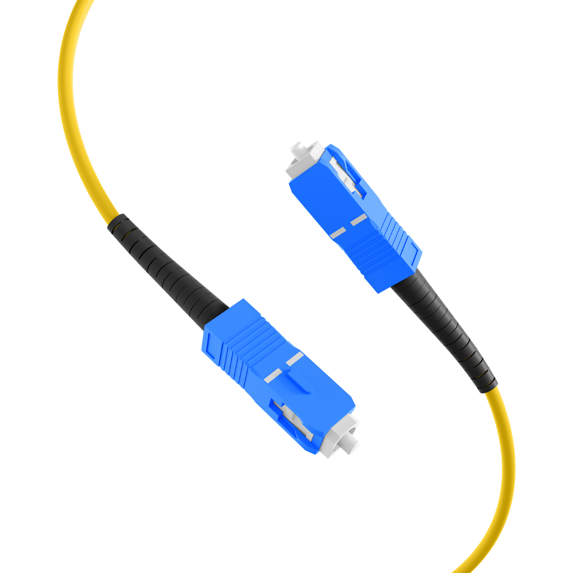 Simplex patch cable SC-SC OS2 G657A2 3m LSZH 3mm yellow