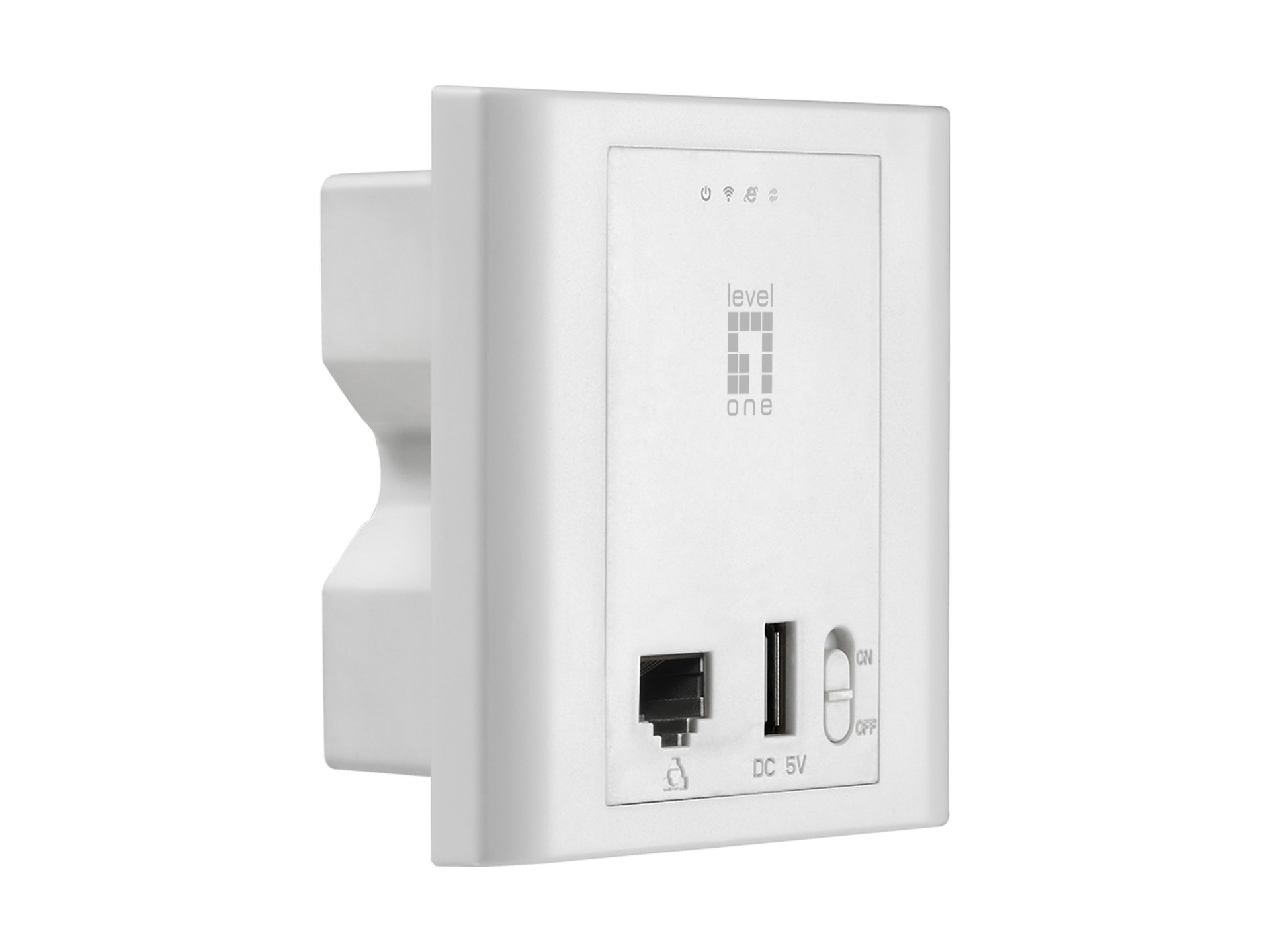 Managed WLAN-Access-Point, PoE, 150Mbps, flush-mounting