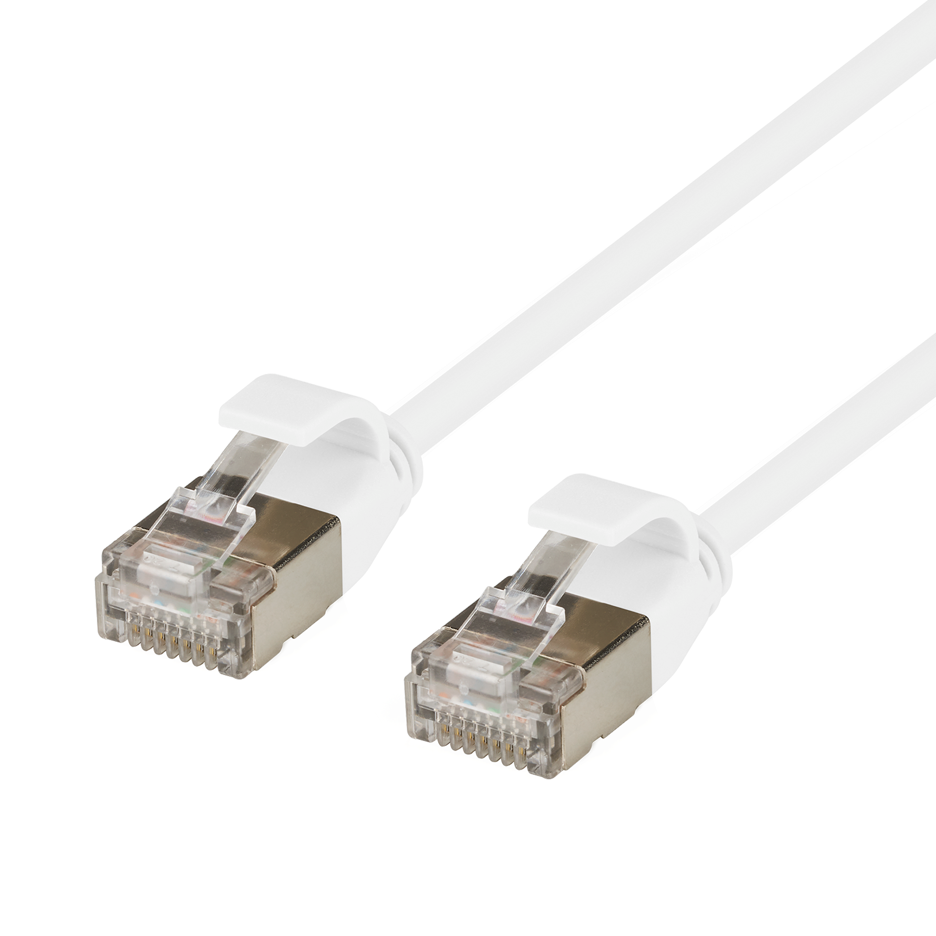 RJ45 Patchkabel Cat.6A U/FTP TPE 4mm ultraflex grau 0,25m