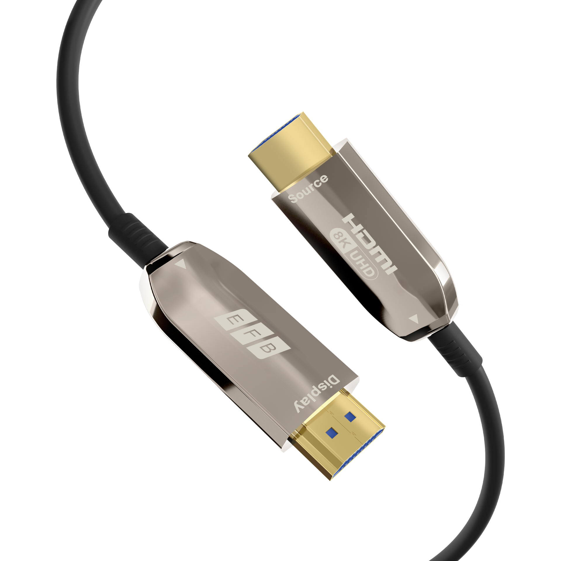 HDMI Glasfaserkabel AOC aktiv 8K60Hz 48 Gbit/s 20m schwarz komp.mit HDMI 2.1/2.0