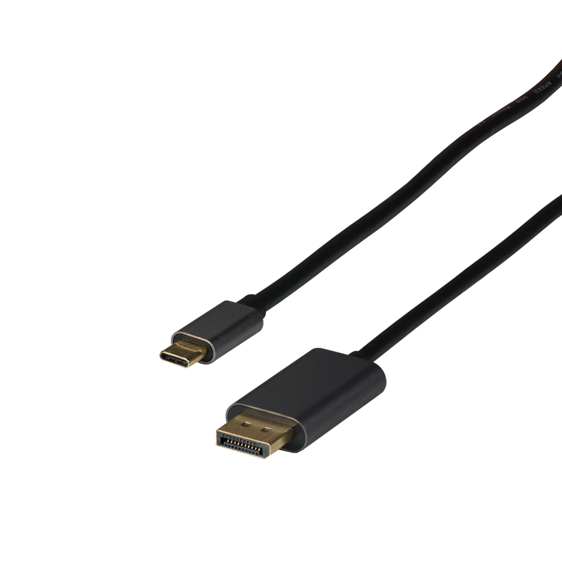 USB Typ-C - DP1.2 Kabel, USB Typ-C Stecker - DP20 Stecker, 4K@60Hz, 2m