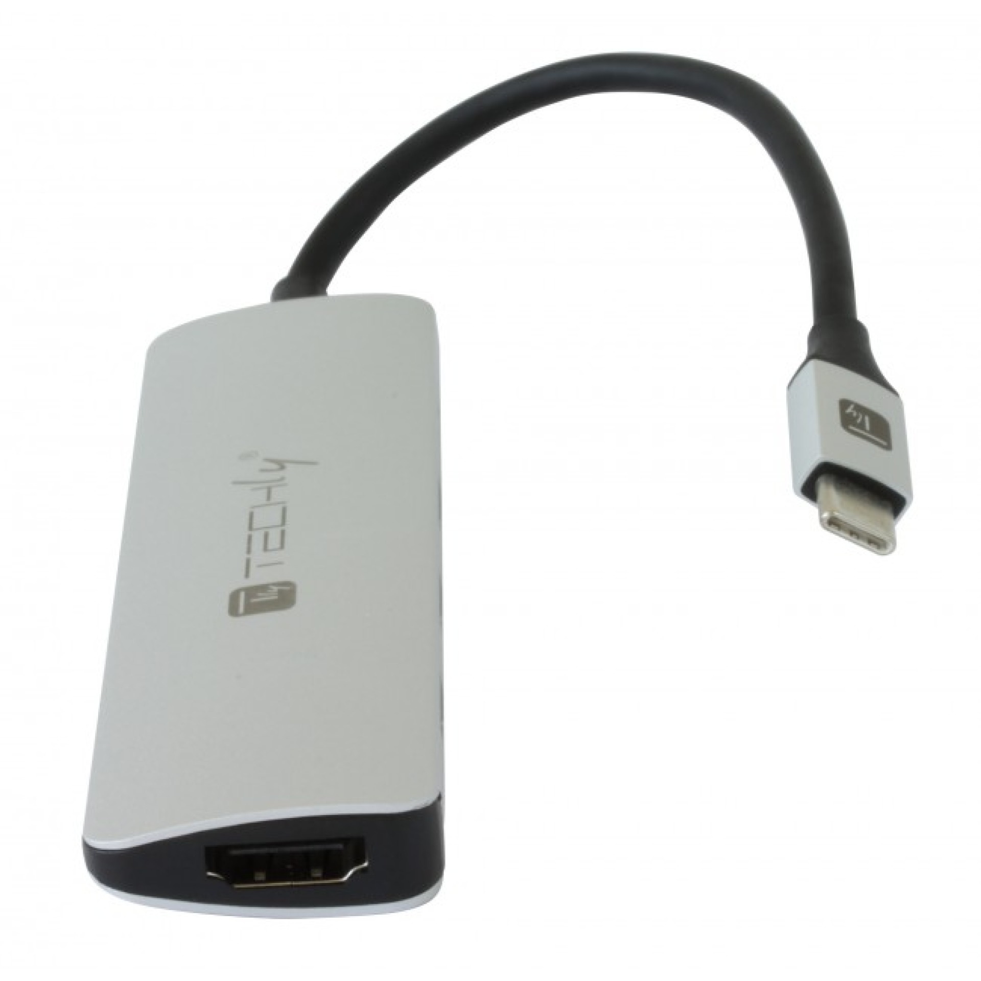USB Typ-C Docking Station auf 3x USB3.0, 1x HDMI 4K @ 30Hz, 1x Typ-C PD