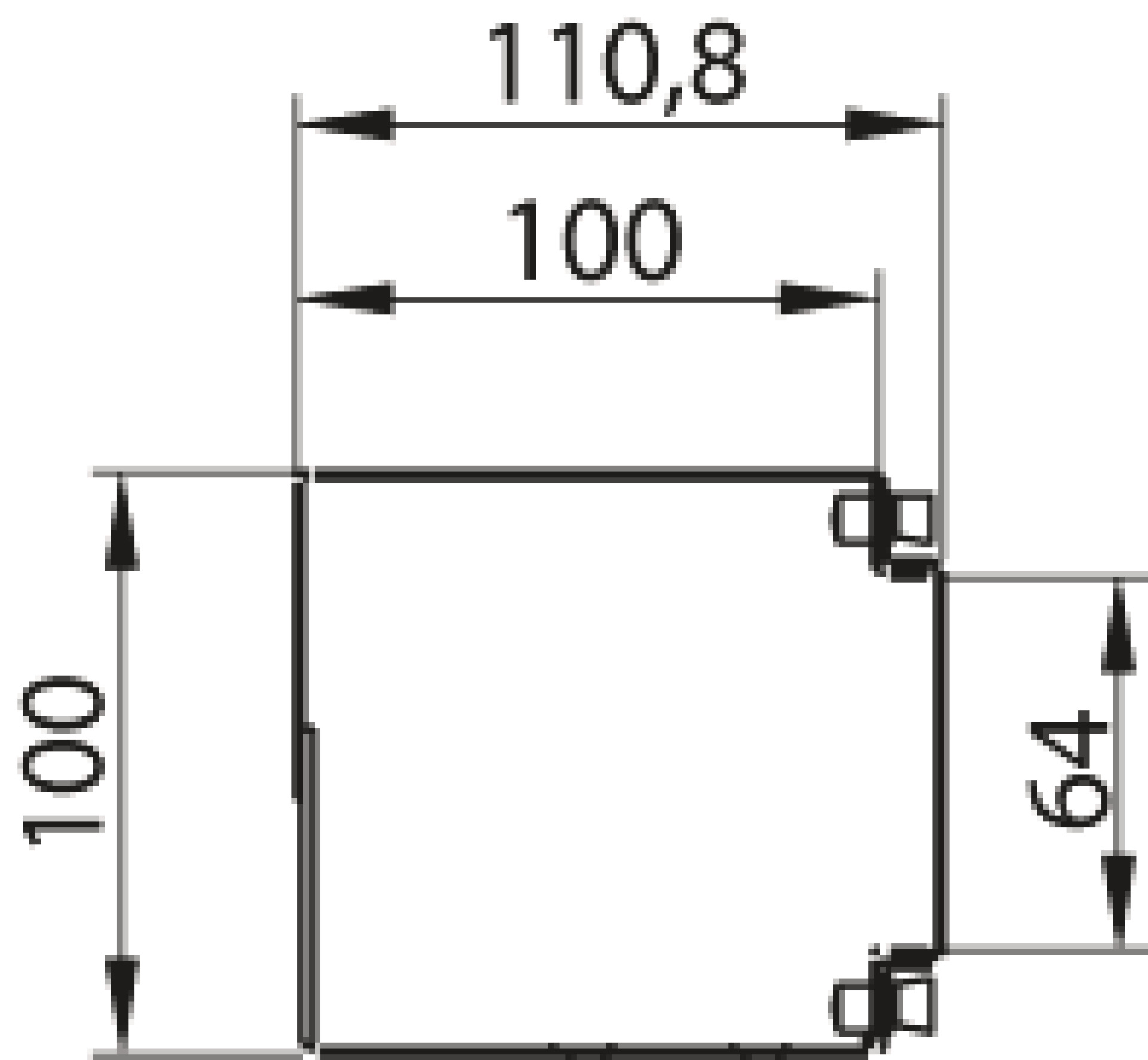 Vertikales Kabelmanagement 42HE, 1 Stk., RAL7035, für PRO