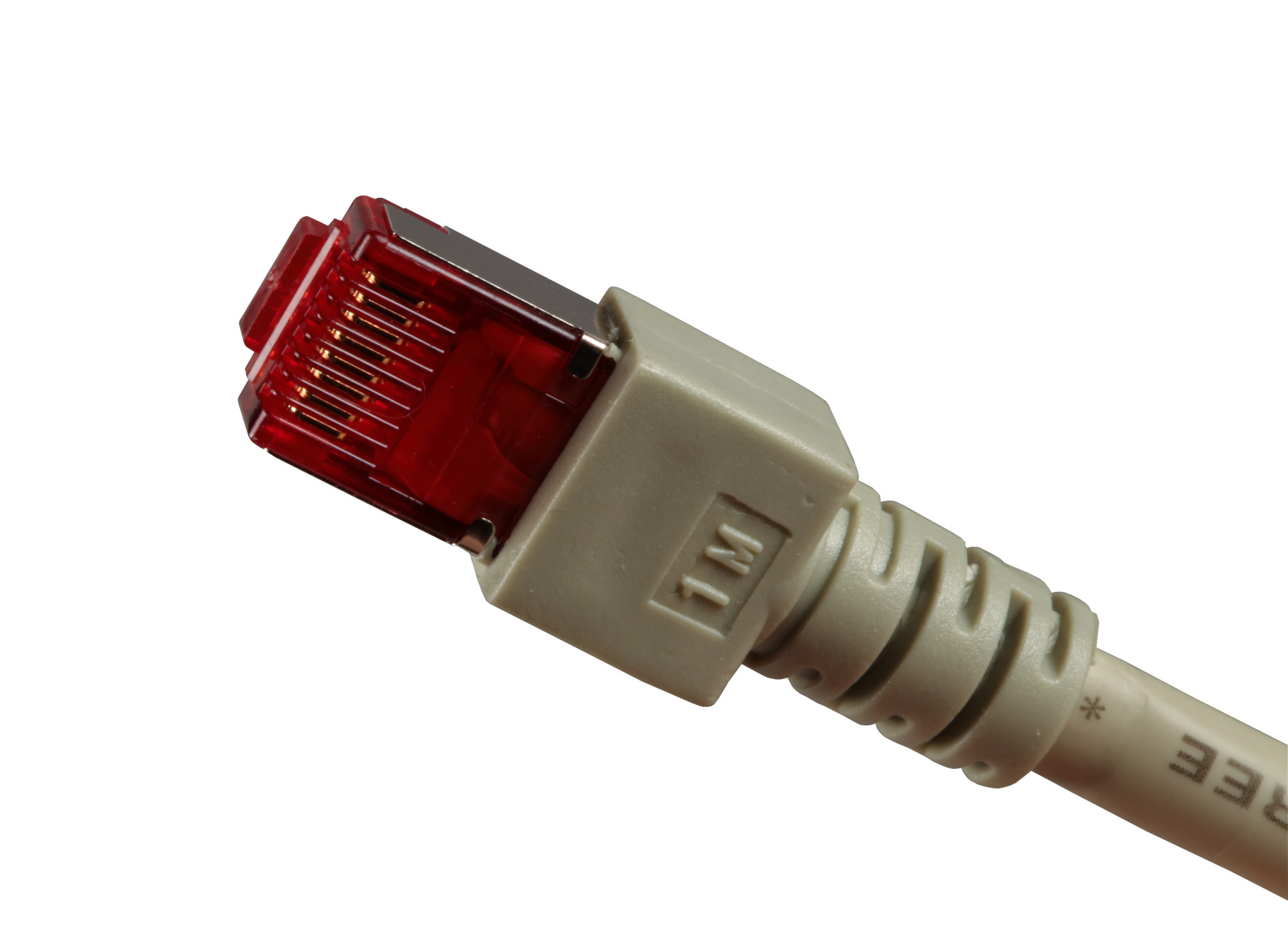 RJ45 Patchkabel S/FTP, Cat.6, LSZH, 0,15m, grau