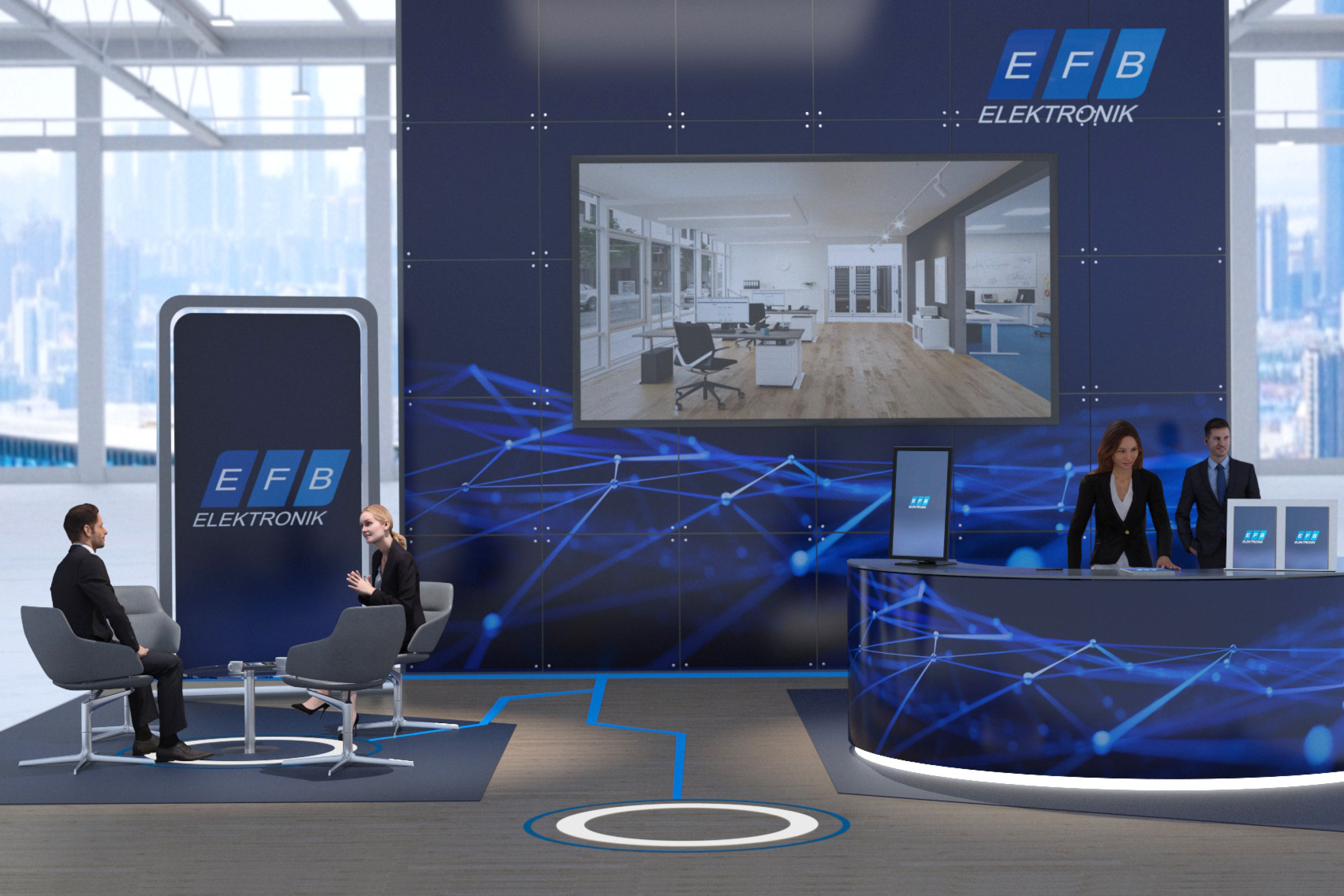 EFB-Elektronik exhibition stand