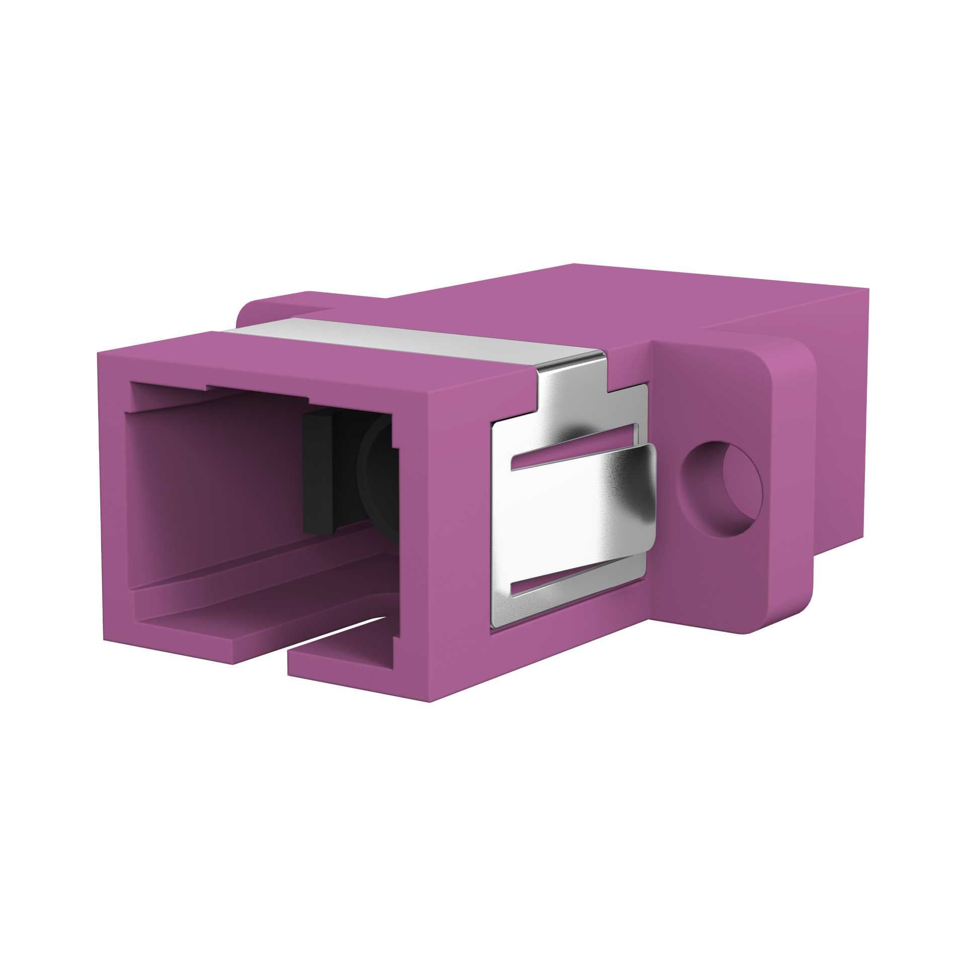 Kupplung SC Simplex OM4 erikaviolett 