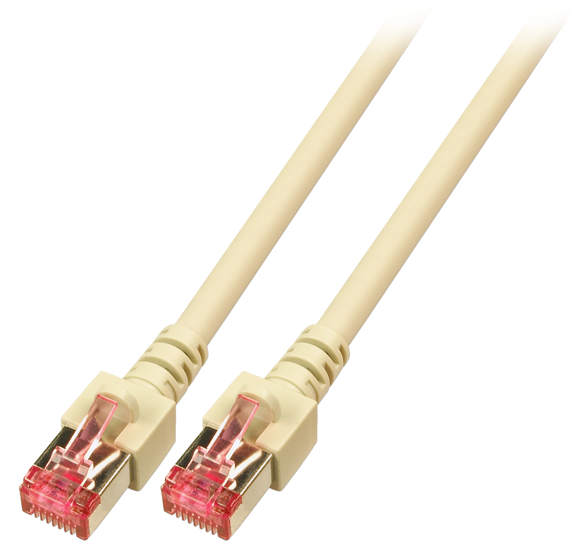 RJ45 Patchkabel S/FTP, Cat.6, LSZH, 1m, grau