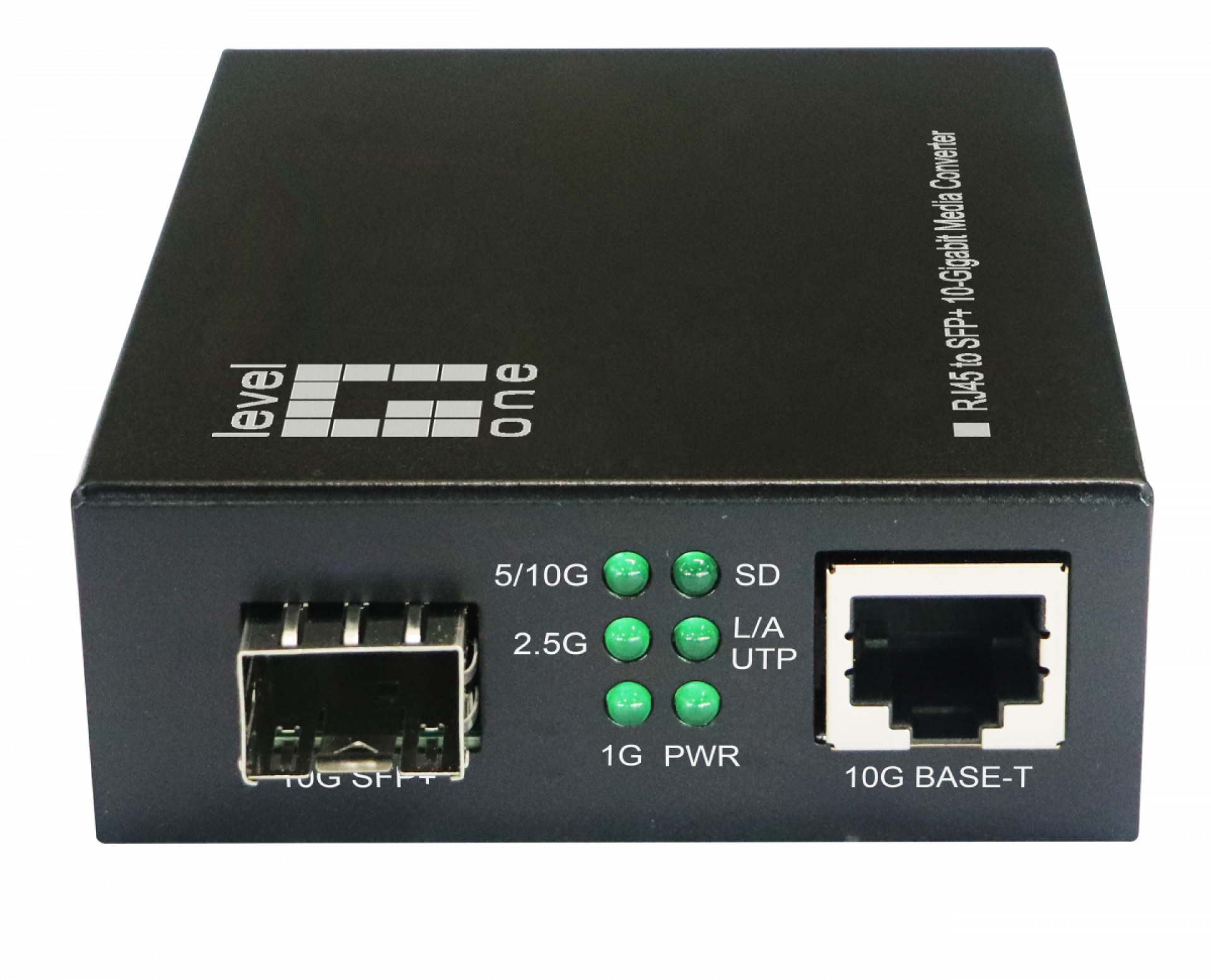 RJ45 to SFP+ 10-Gigabit Mediaconverter DE1000M/2,5G/5G/10G