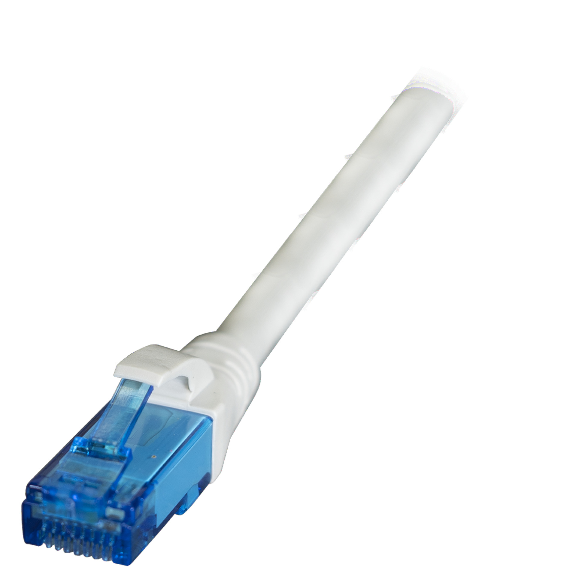 RJ45 Patchkabel U/UTP, Cat.6A, LSZH, Premium, 500MHz, 0,25m, grau