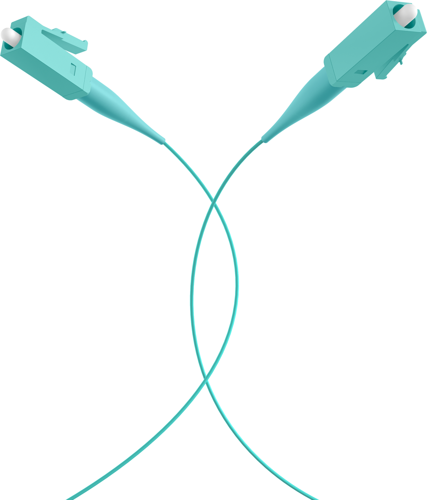 Faserpigtail LC OM3 -Aqua 2m - 1 Stück