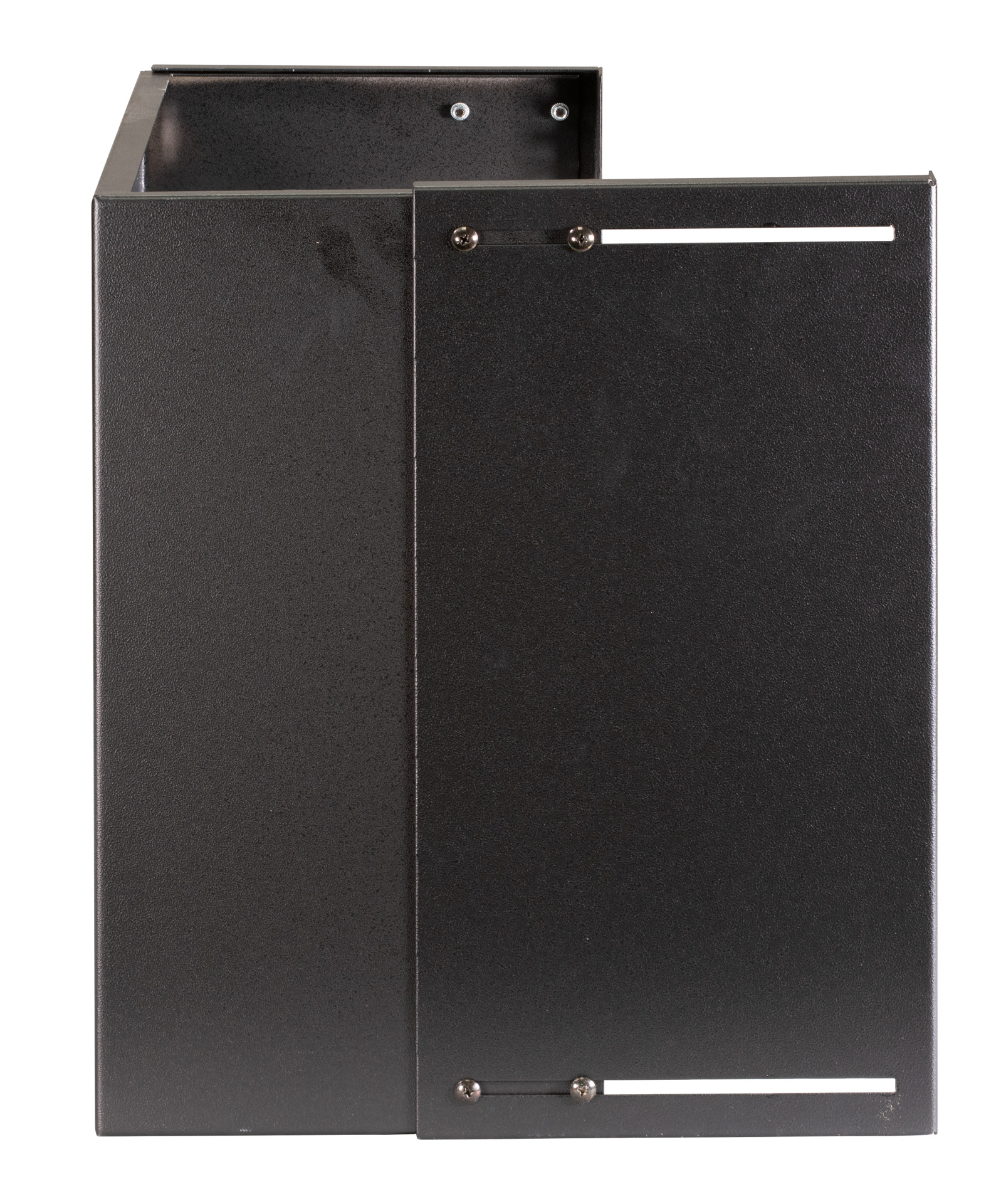 19" 9HE Wandgestell, tiefenv., RAL7035