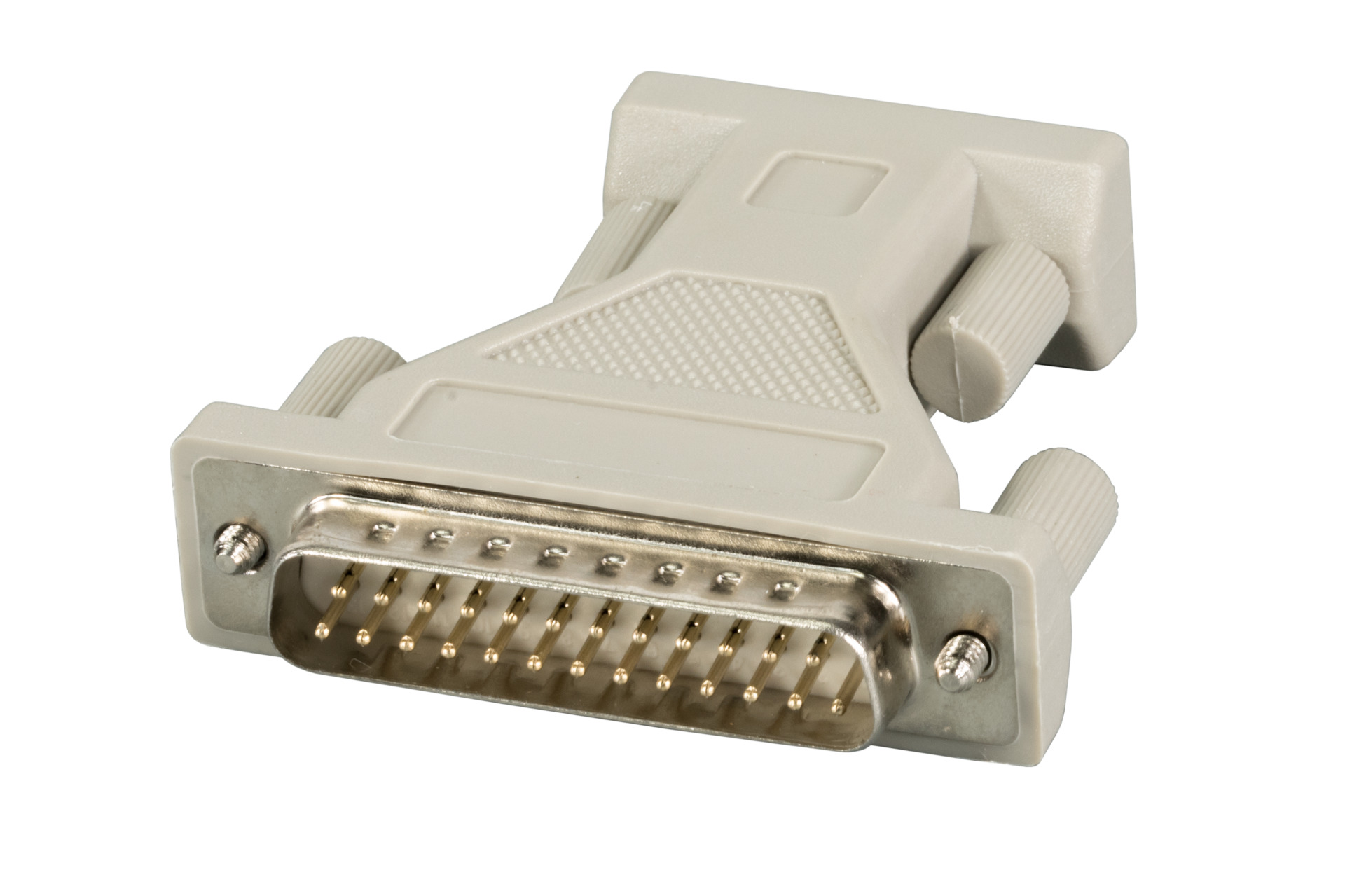 Adapter, Dsub 9 auf DSub 25, Bu.-St., beige