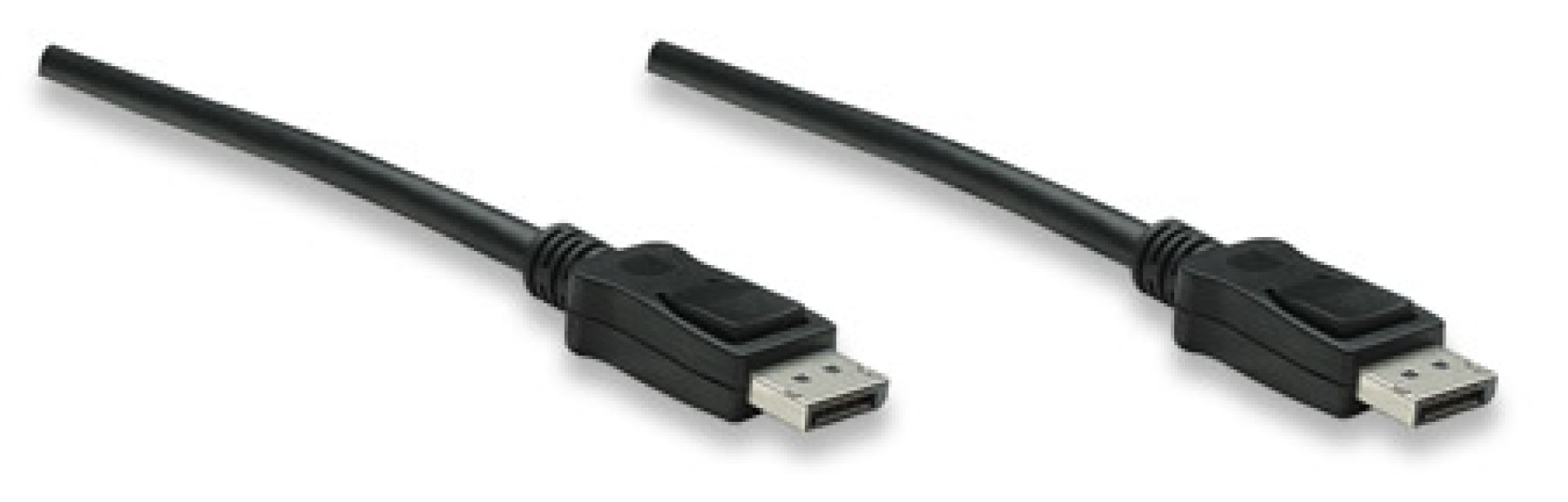 DisplayPort 1.2 Audio/Video Anschlusskabel, schwarz, 1 m
