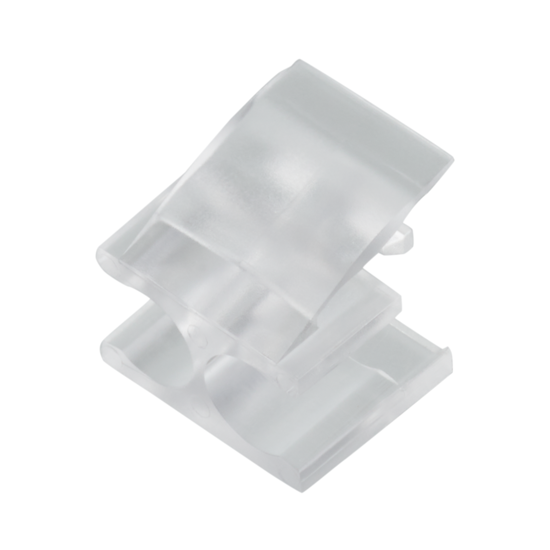 Universal Clip für LC Duplex transparent, wieder lösbar