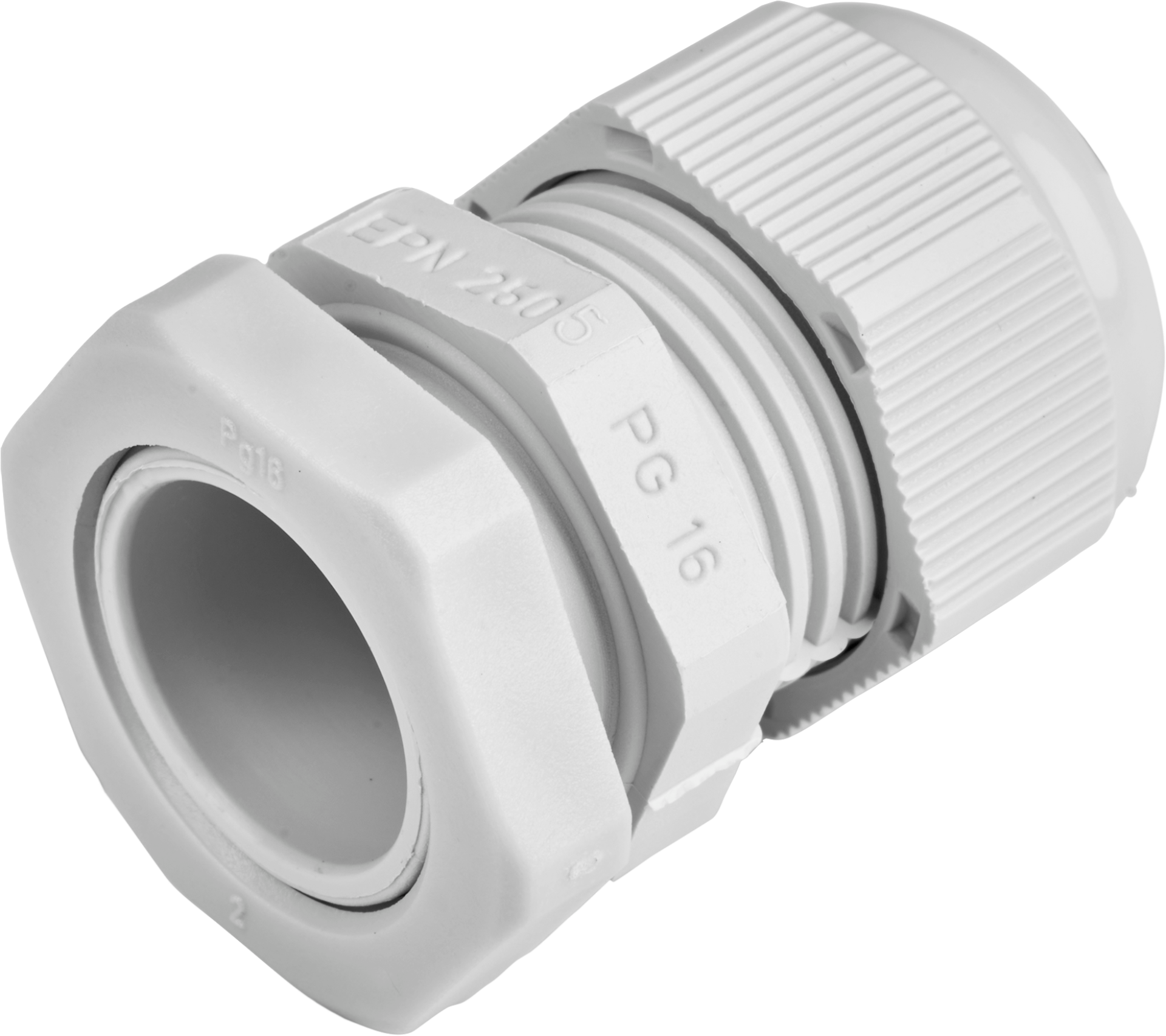 PG16 Cable Glands conical grey, RAL7035