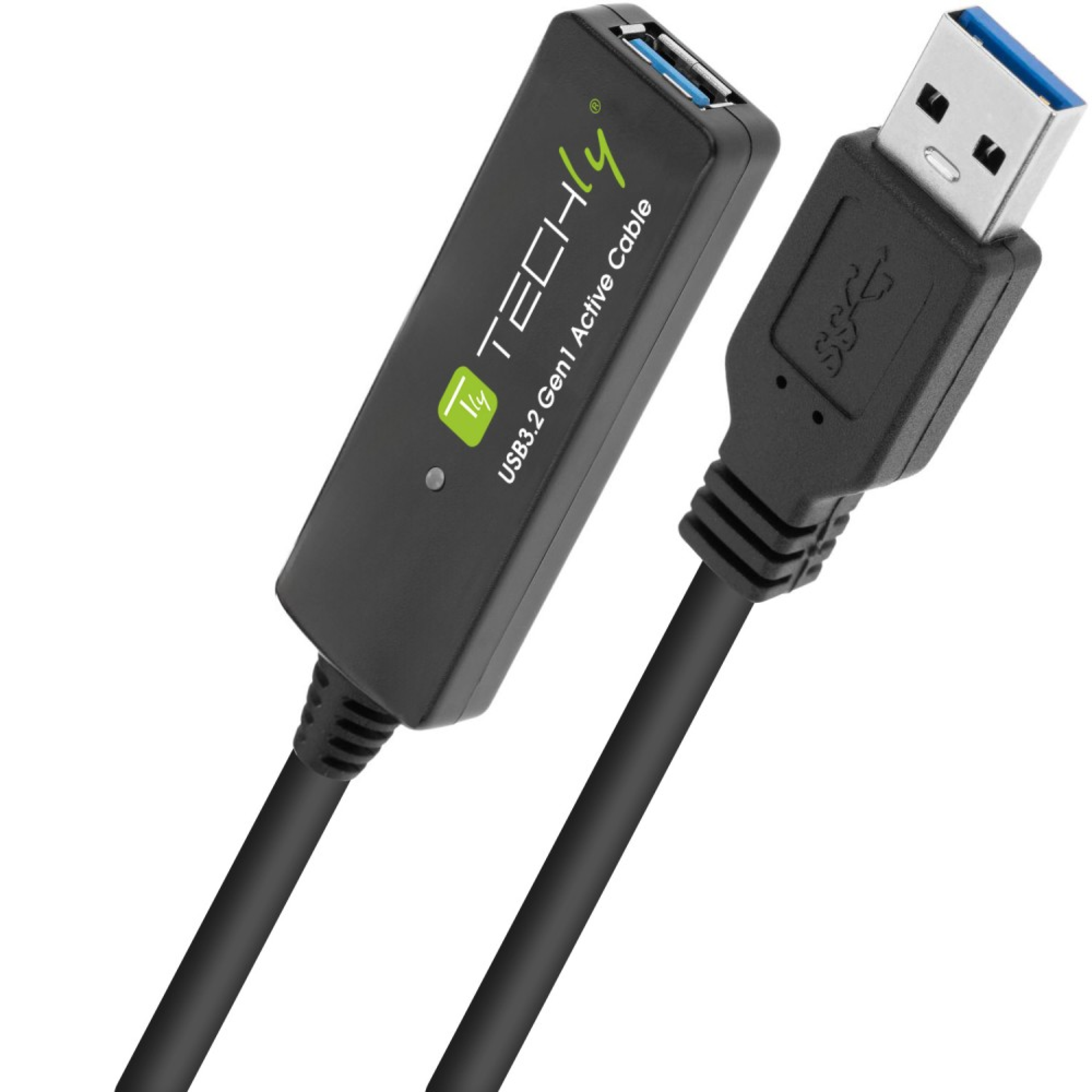 Techly extension cable USB3.2, SuperSpeed+ 10m Techly extension cable USB3.2, SuperSpeed+ 10m