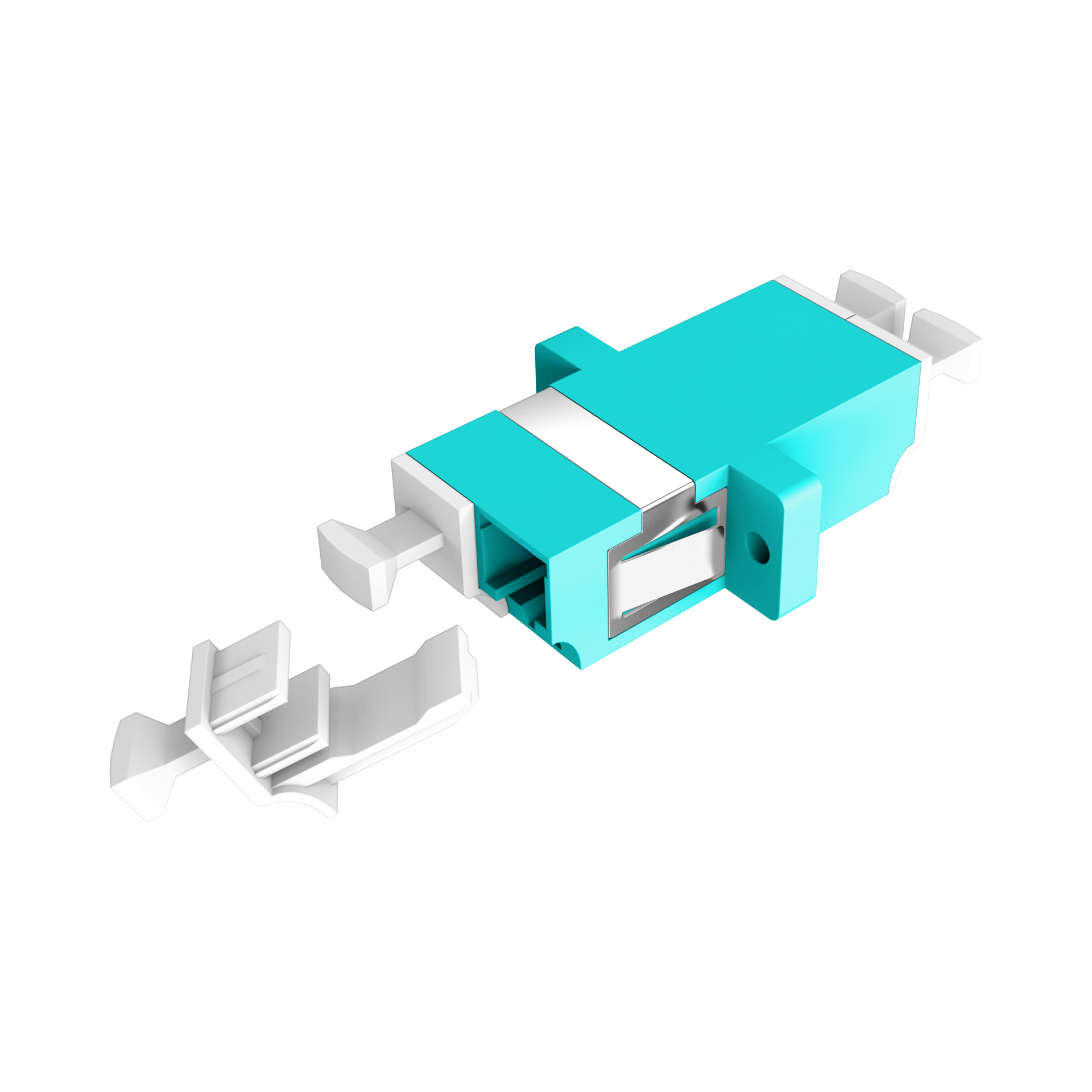 Kupplung LC Duplex OM3 aqua 