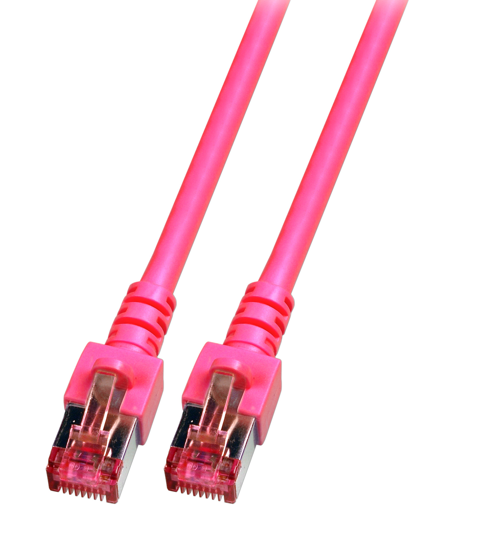 RJ45 Patchkabel S/FTP, Cat.6, LSZH, 2m, magenta