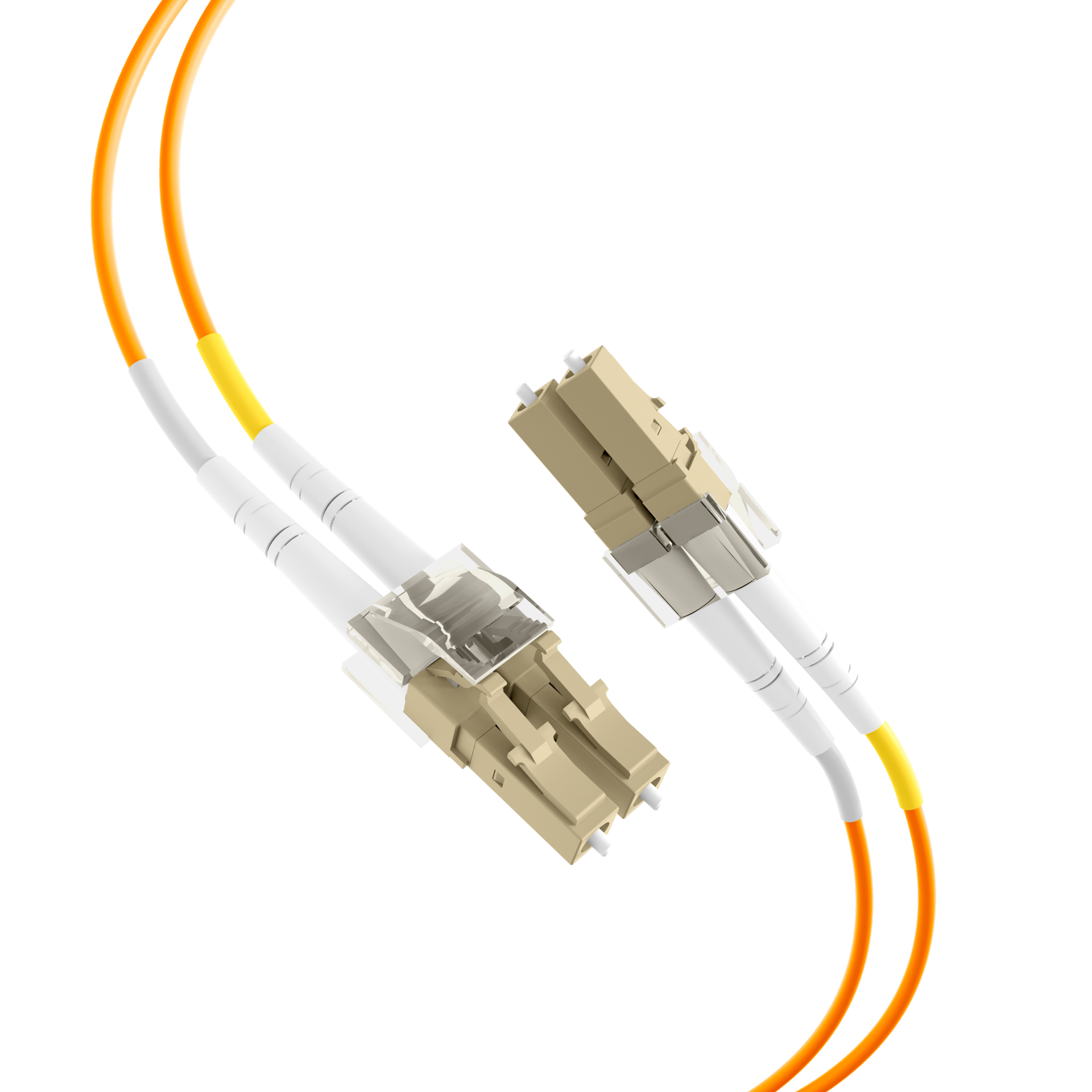 Duplex Patchcable LC-LC OM1 1m LSZH 2mm orange
