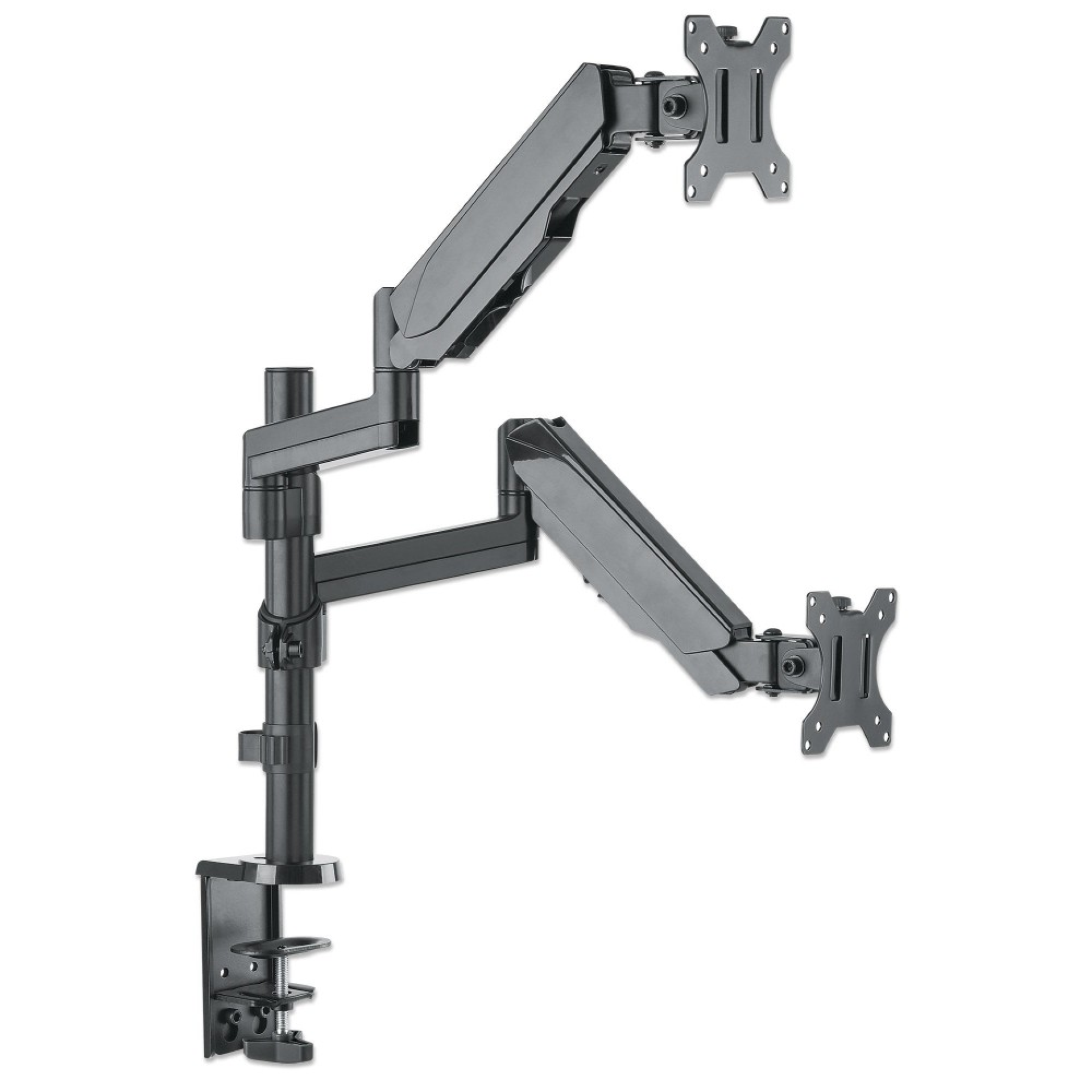 Doppelmonitor 17-32" Gasfeder-Schreibtischständer
