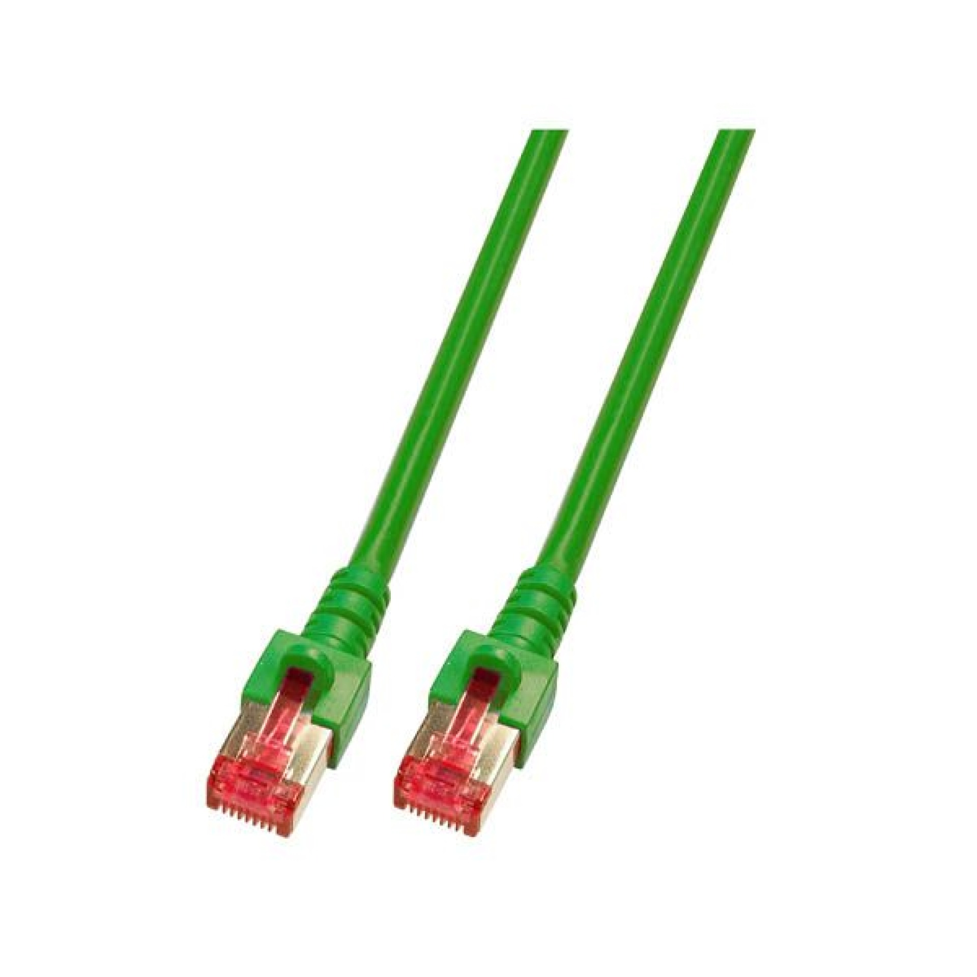 RJ45 Patchkabel S/FTP, Cat.6, LSZH, 1m, grün