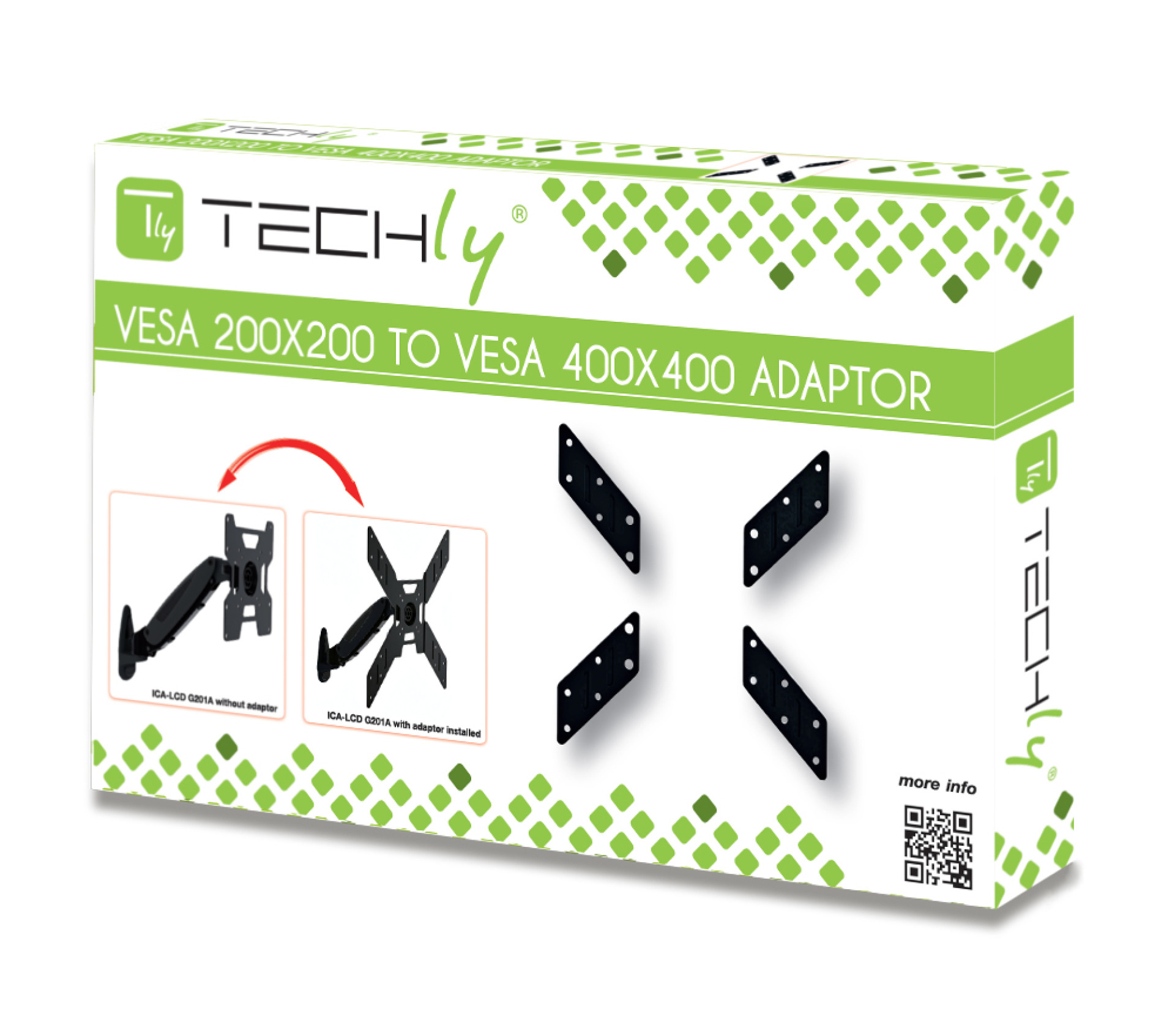 Universal VESA-Adapter von 200x200 bis zu 400x400