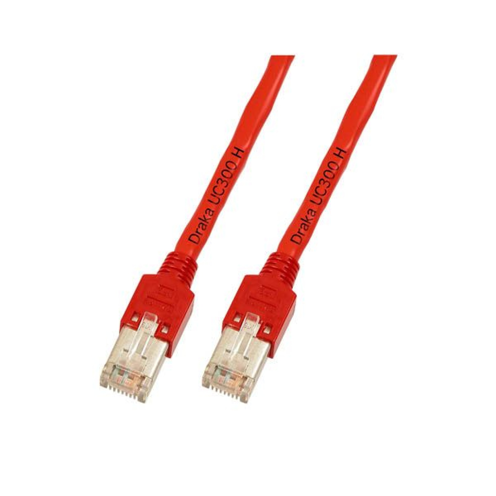 RJ45 Patch cable F/UTP, Cat.5e, TM11, UC300, 25m, red