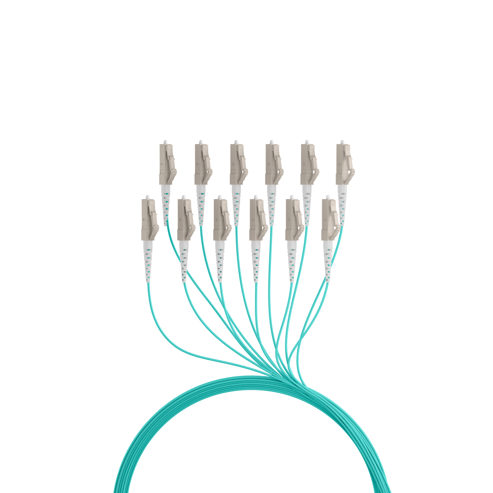 Trunk cable U-DQ(ZN)BH OM3 12G (1x12) LC-LC,200m Dca LSZH