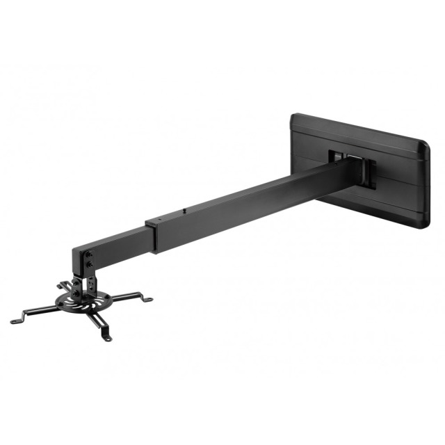 Wall Bracket for Projectors, extendable, 926-1528mm, Black