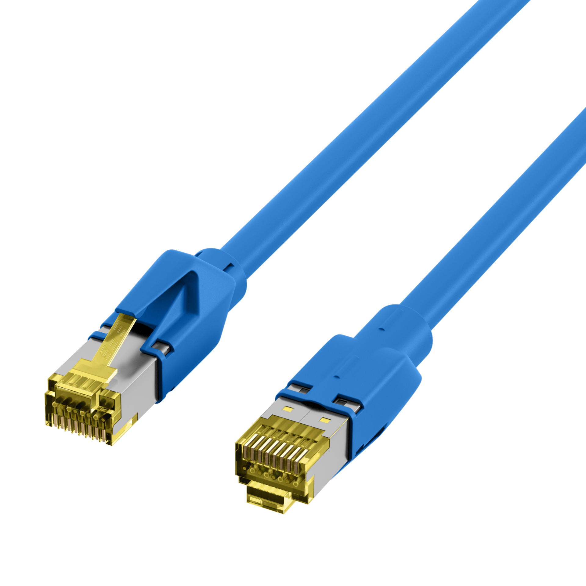 RJ45 Patch Cord Cat.6A S/FTP LSZH Dätwyler 7702 TM31 blue 50m