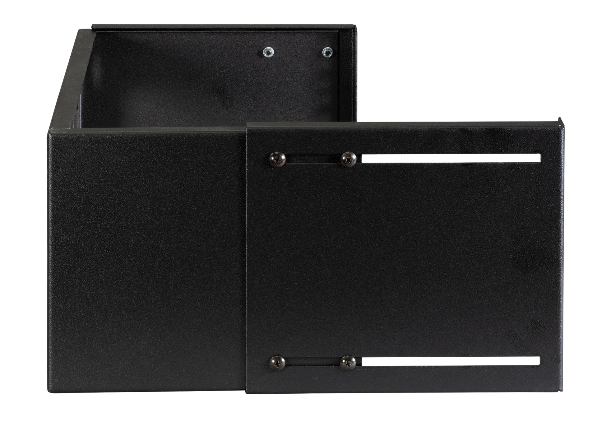 19" 4HE Wandgestell, tiefenv., RAL7035