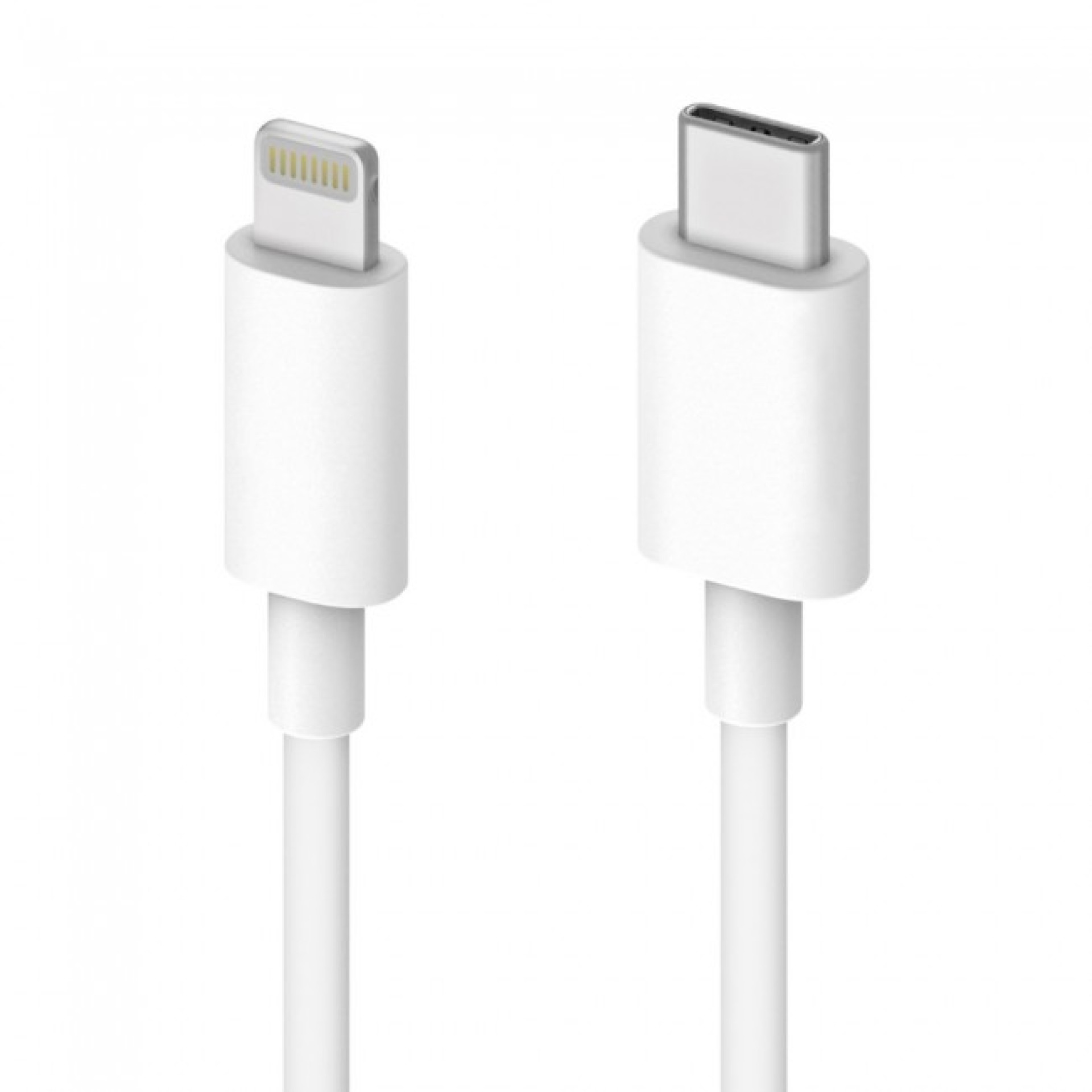 USB2.0 Anschlusskabel Typ-C - Lightning, weiß 1m