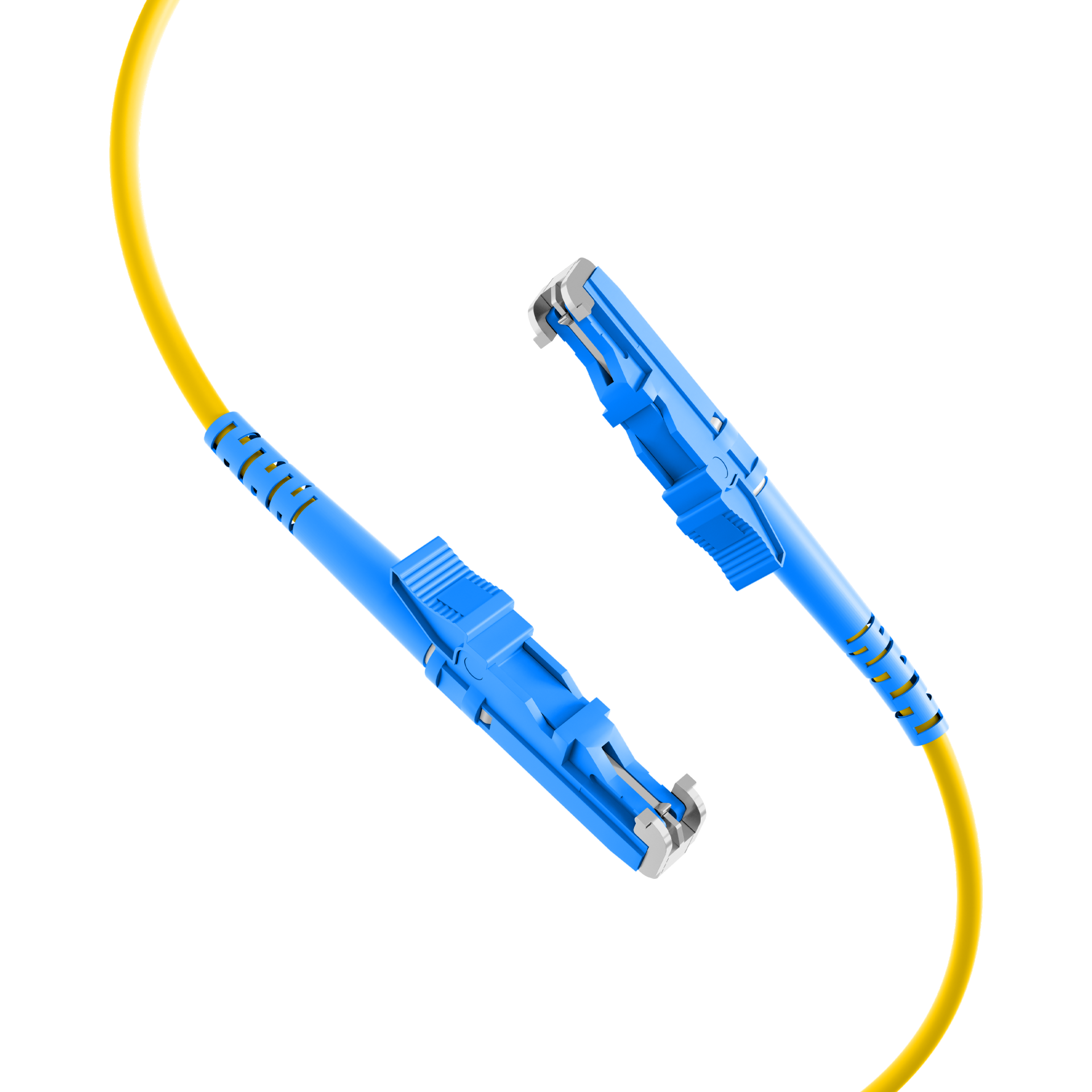 Simplex LWL Patchkabel E2000®-E2000® OS2 1m 3,0mm Gelb 9/125µm
