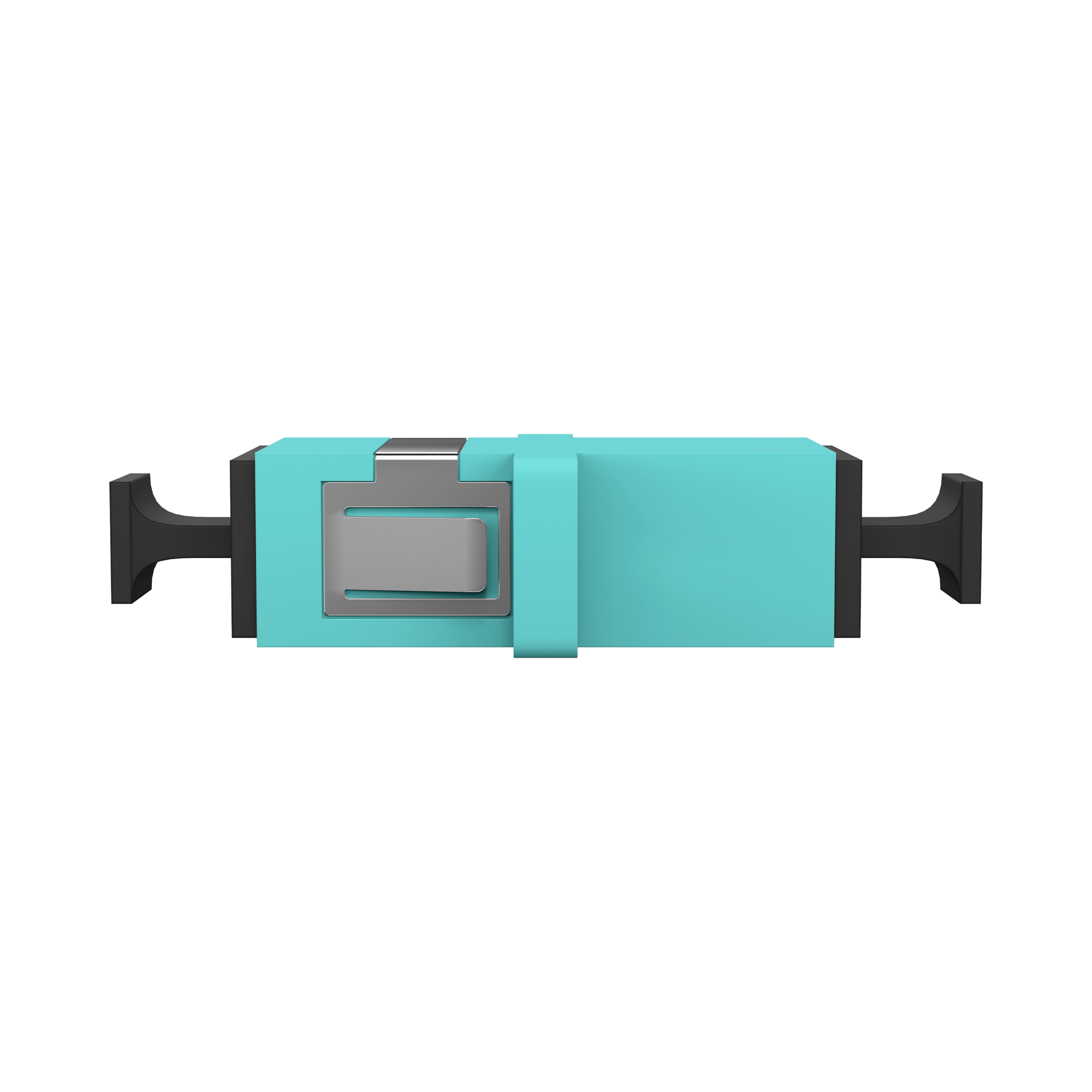 Kupplung SC Simplex OM3 aqua flanschlos