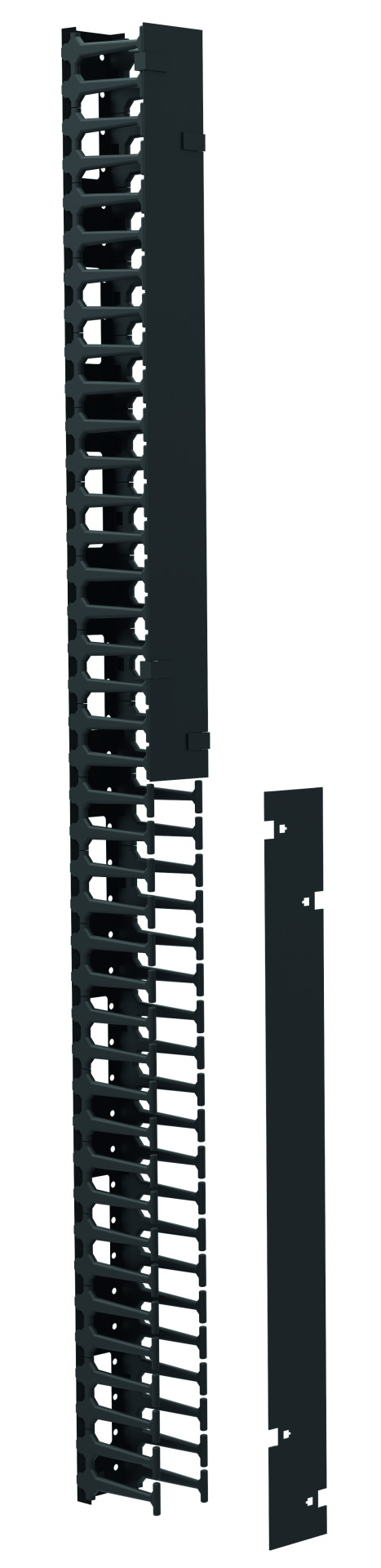 Vertical Cable Management for ESV 47U, 1 Piece, RAL9005