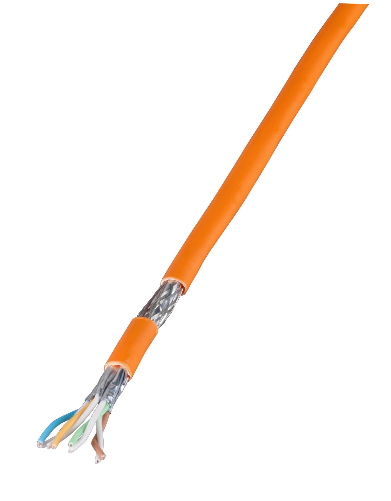 INFRALAN® Cat.7 1000 AWG23, S/FTP 4P CPR Cca orange