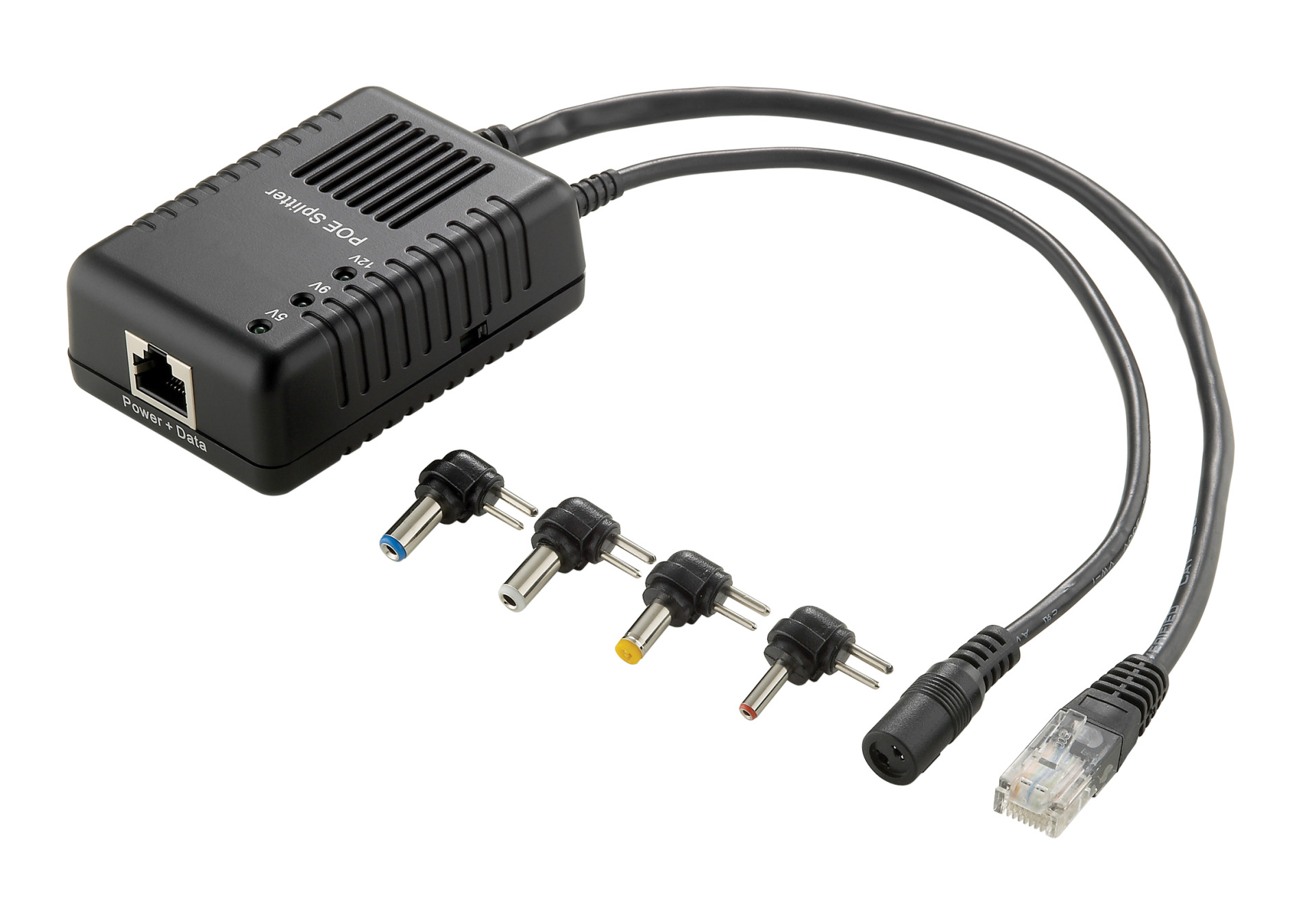 Fast Ethernet PoE Splitter 15.4W