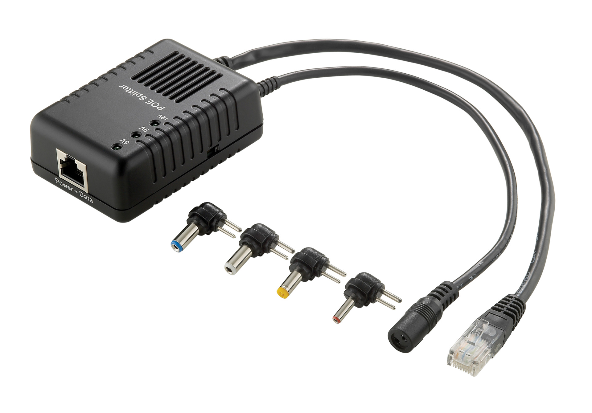 Fast Ethernet PoE Splitter 15,4W