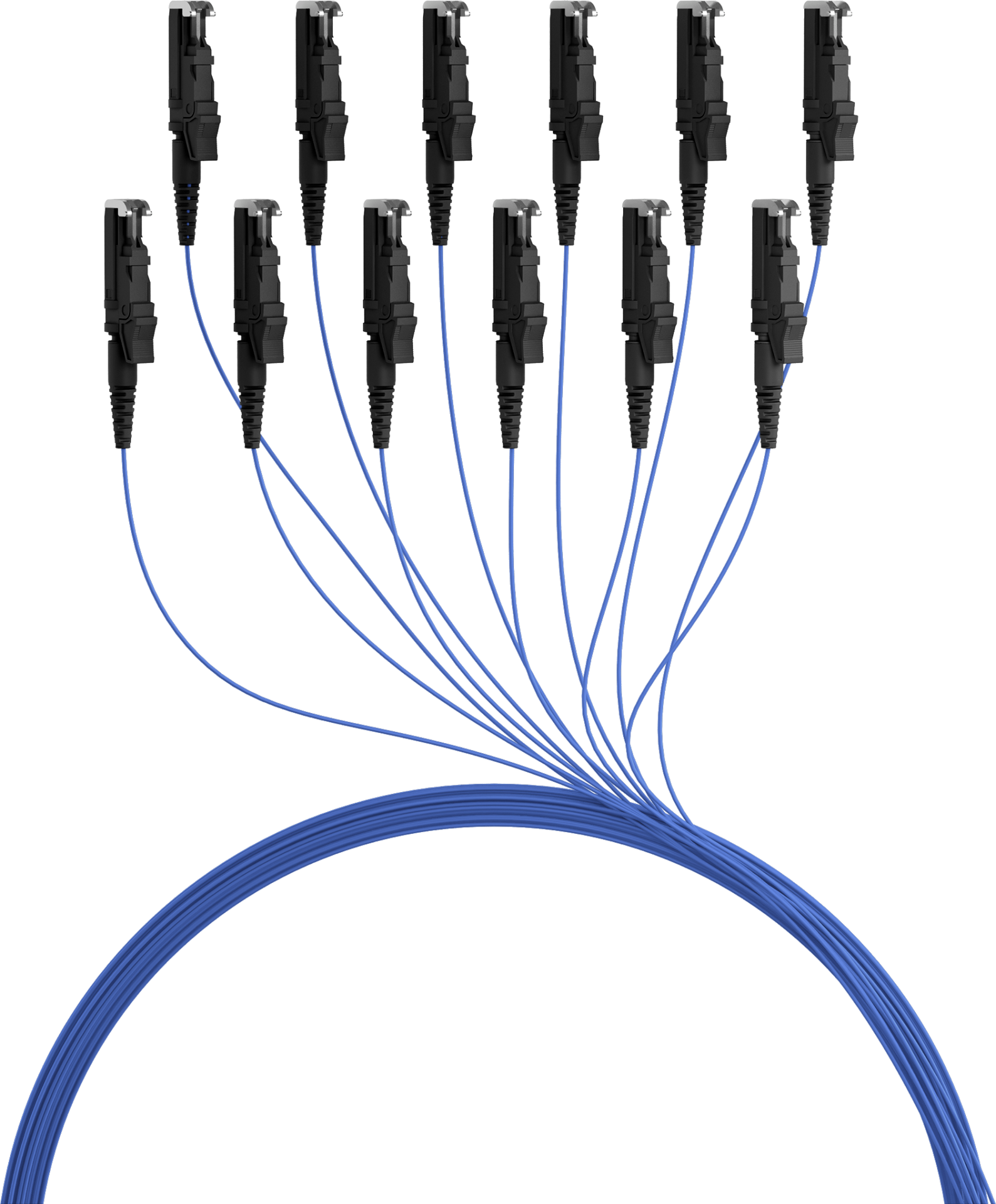 Faserpigtail E2000® OM1 -Blau 2m - 1 Stück