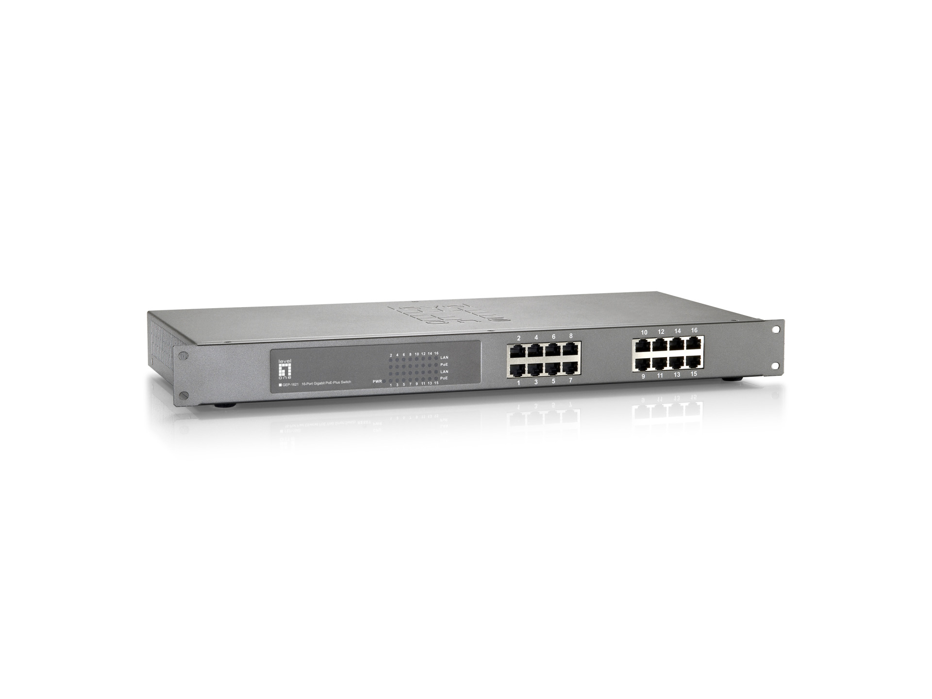 16-Port Gigabit PoE-Plus Switch 240W,