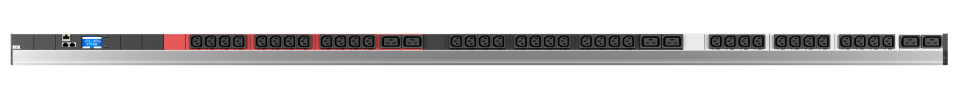 PDU Vertikal BN2000 Monitored 36 x C13 + 6 x C19, 3-phasig