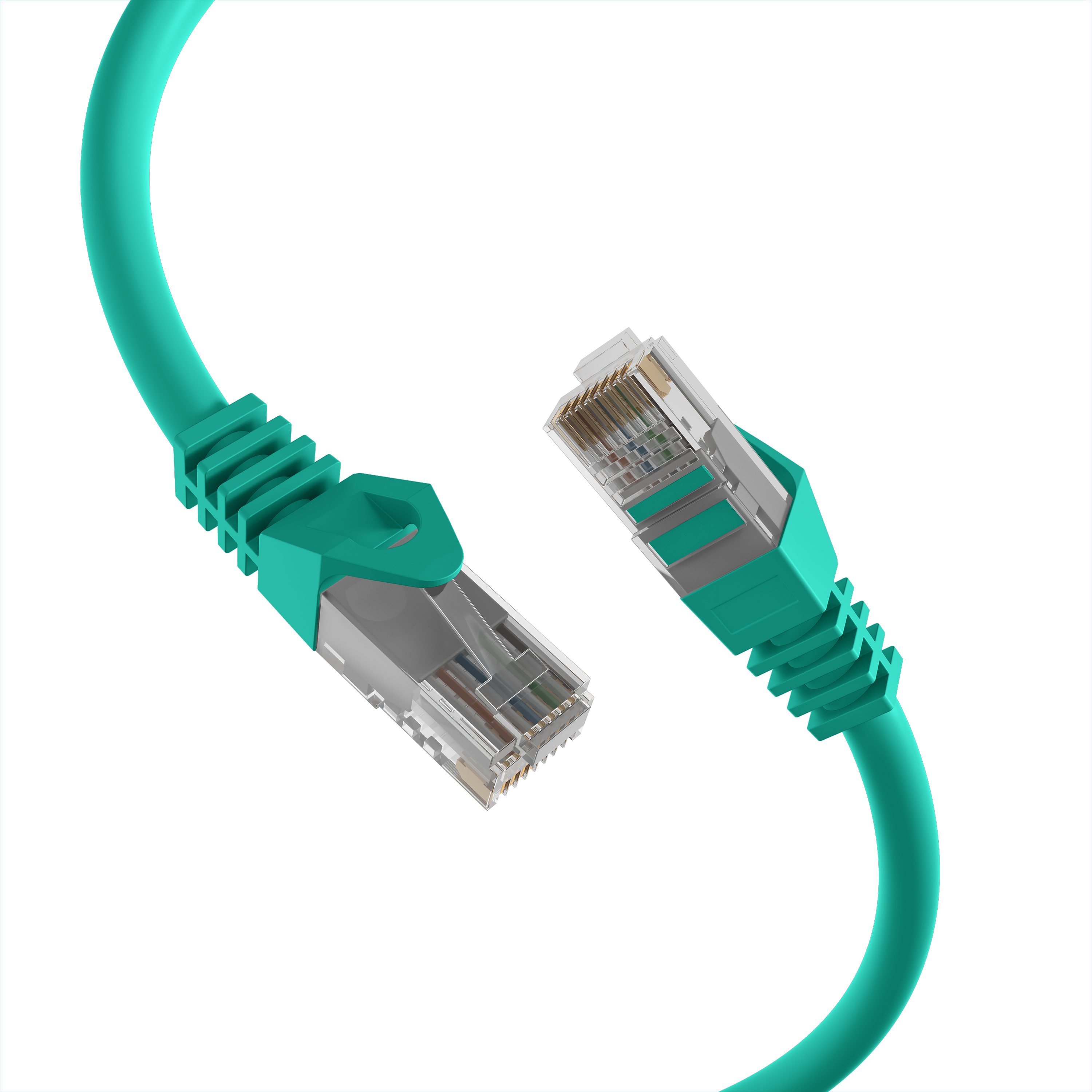RJ45 Patchkabel Cat.5e U/UTP LSZH  CCA AWG24/7 grün 0,5m