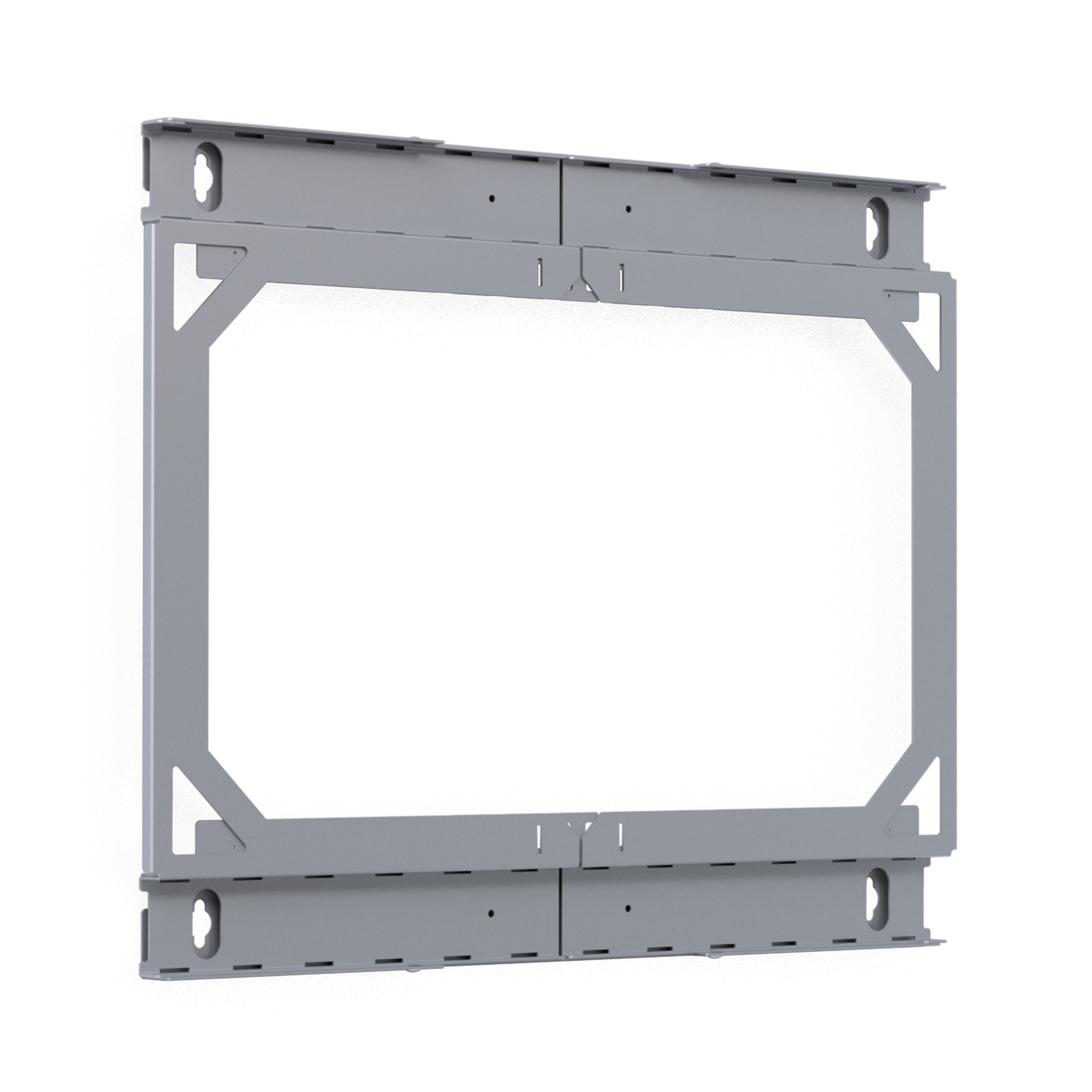 Rückrahmen für X-Rack Wandgehäuse 400-600mm 9HE 600x500mm verzinkt 1/3