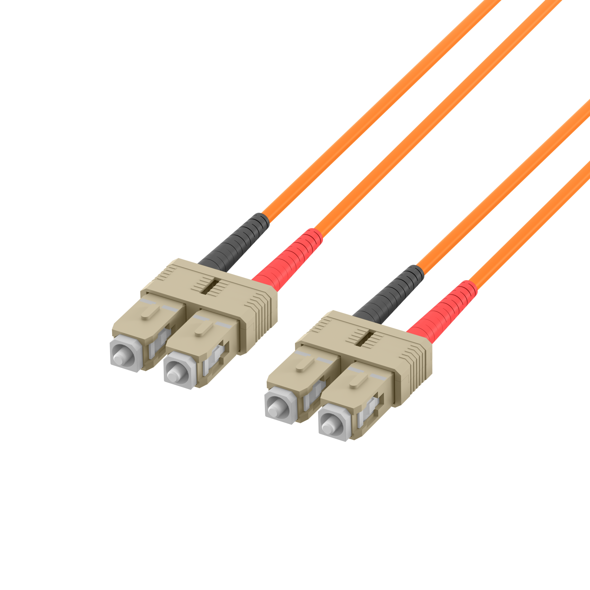 Duplex Patchcable SC-SC OM2 35m LSZH 3mm orange